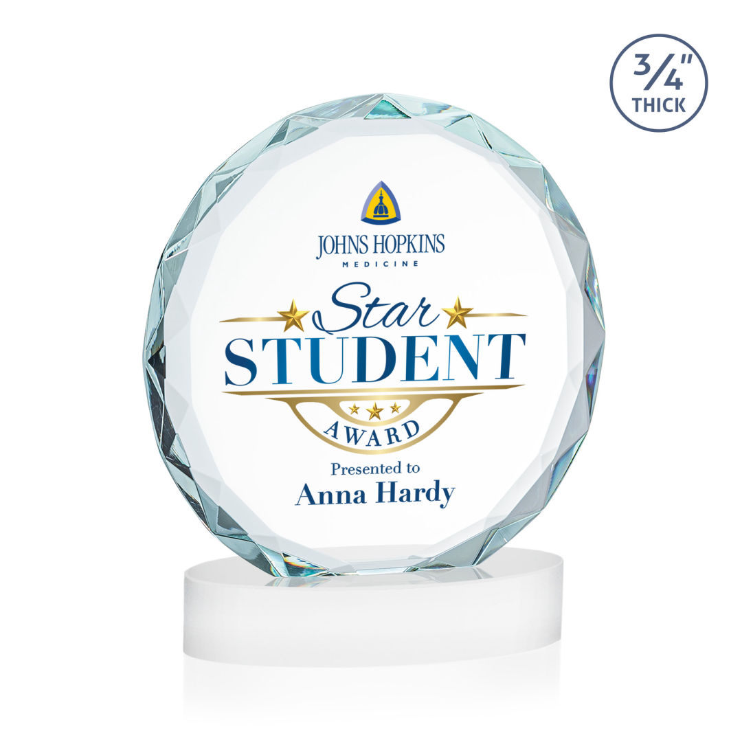 Centura VividPrint™ Award on Alberton Base - White 8