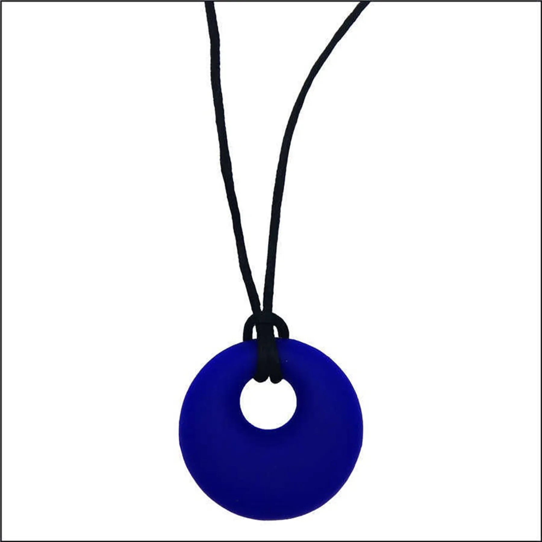 Round Silicone Chewy Toy Pendant 17