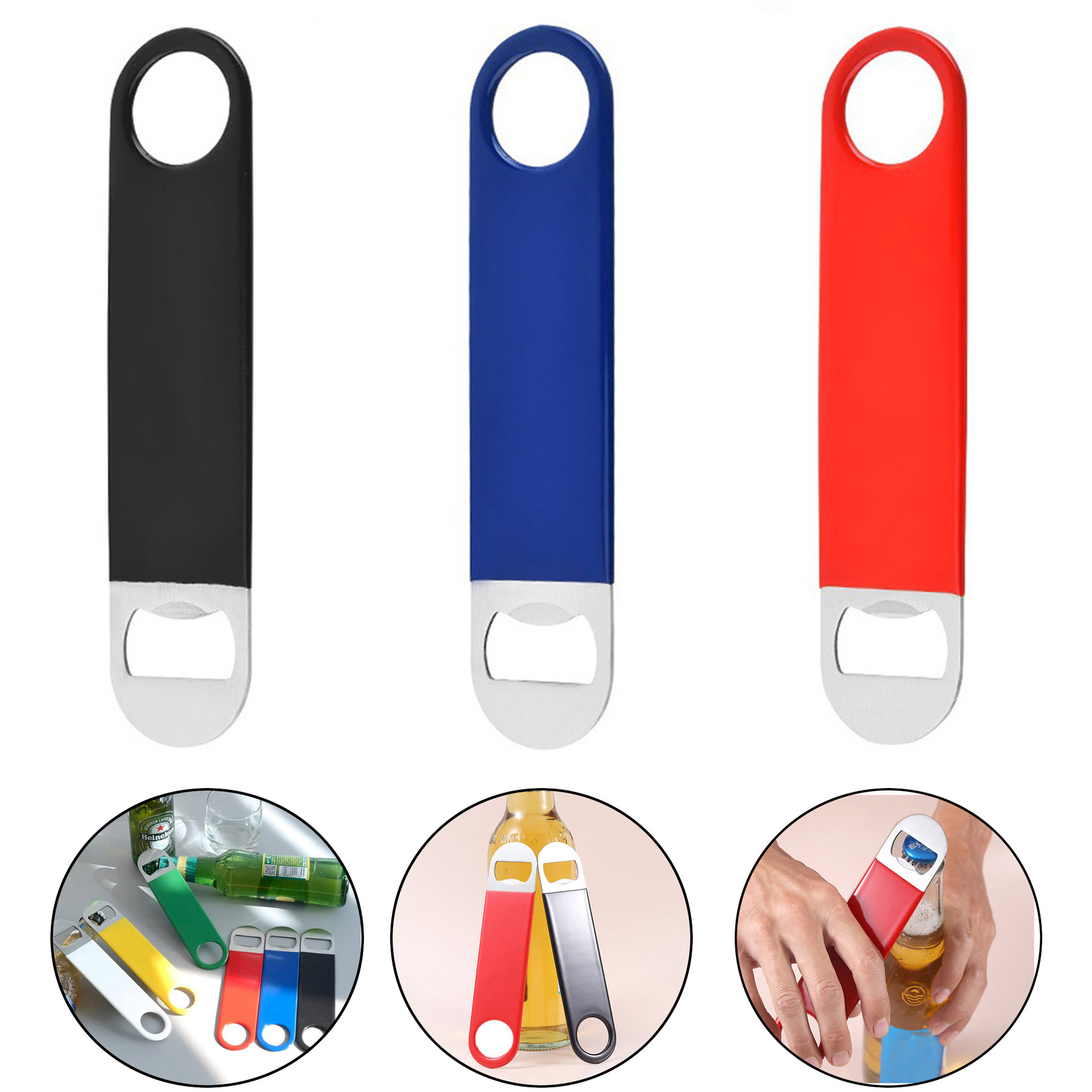 7" Stainless Steel Bottle Opener 2