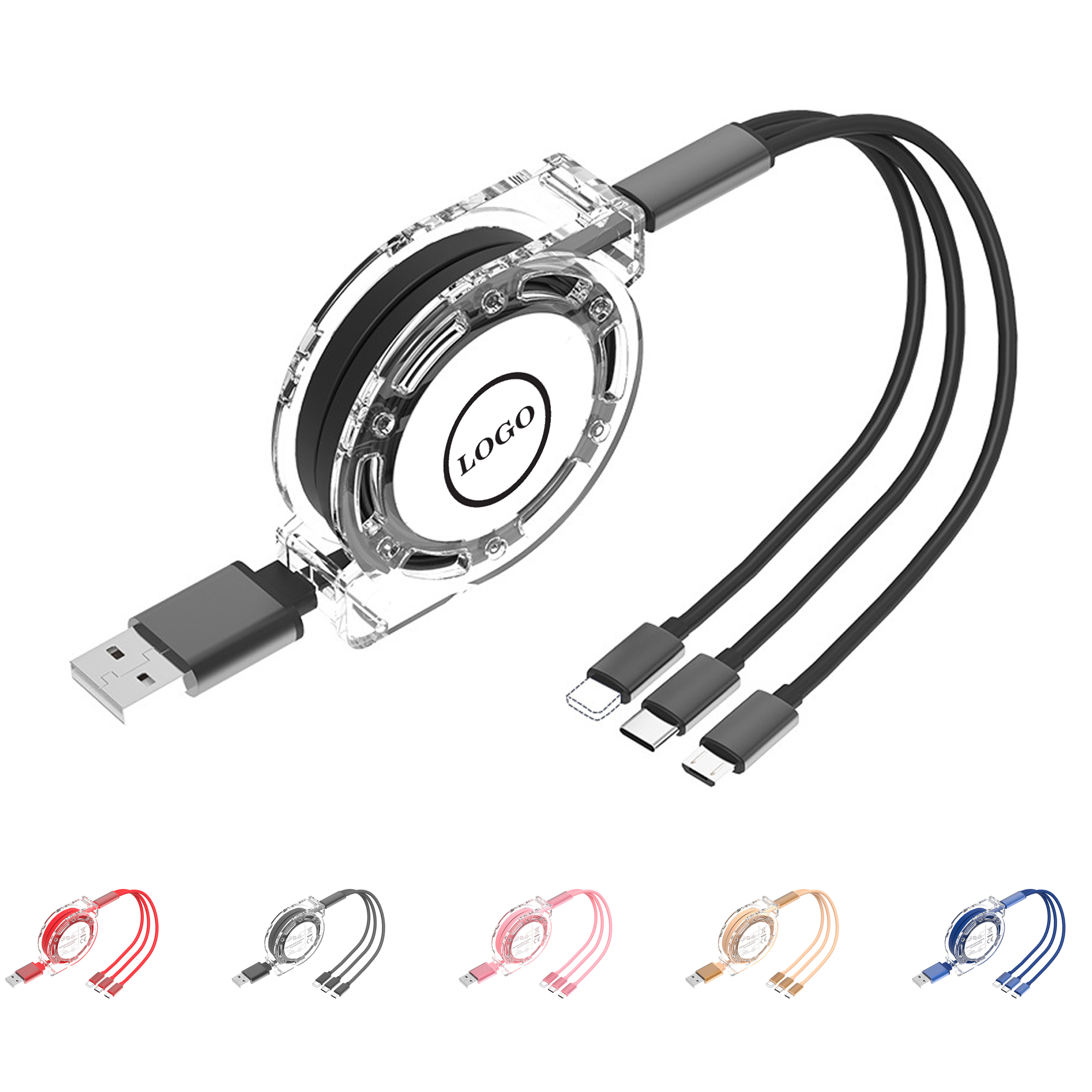 Versatile Retractable Charging Cable 2