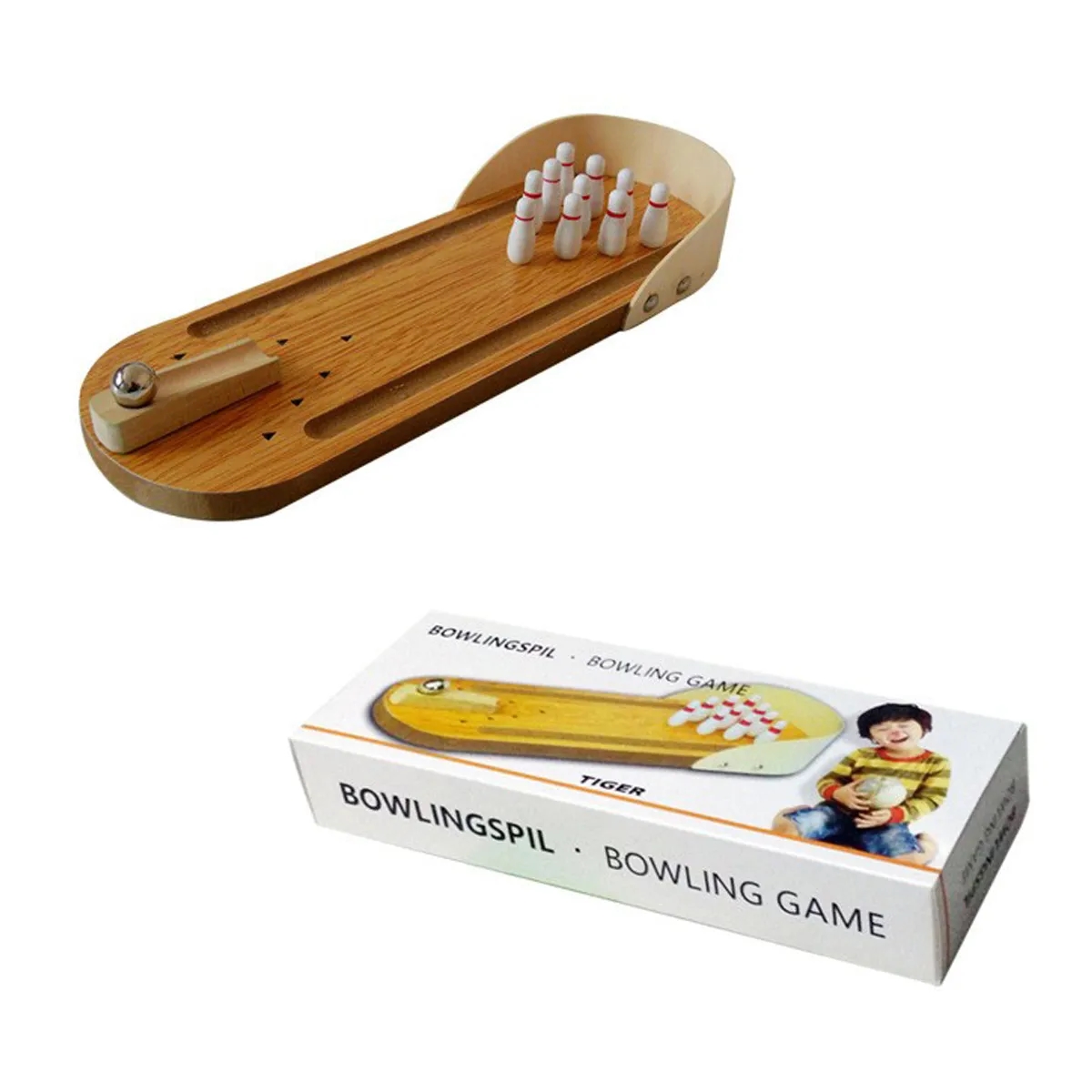Tabletop Mini Bowling Game Set Fun Prank Gift 1