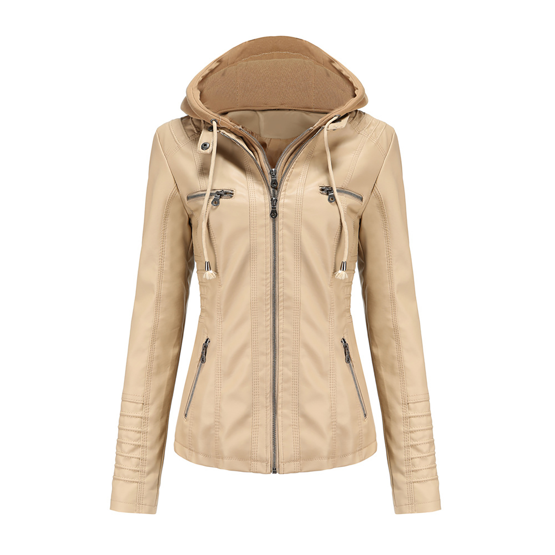 Women's Faux Leather Jacket 2