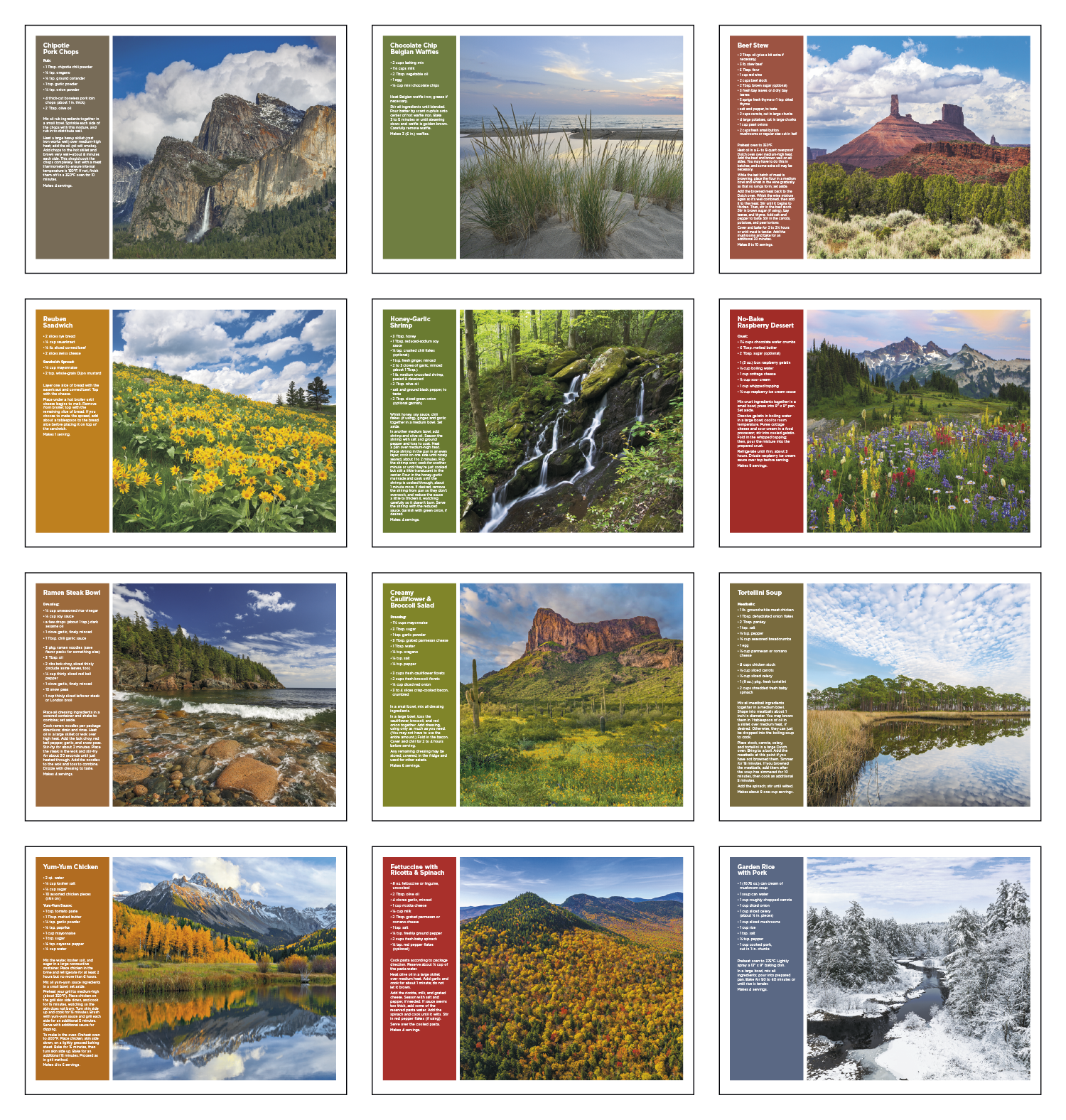 Triumph® Calendars America the Beautiful with Recipes Calendar 67
