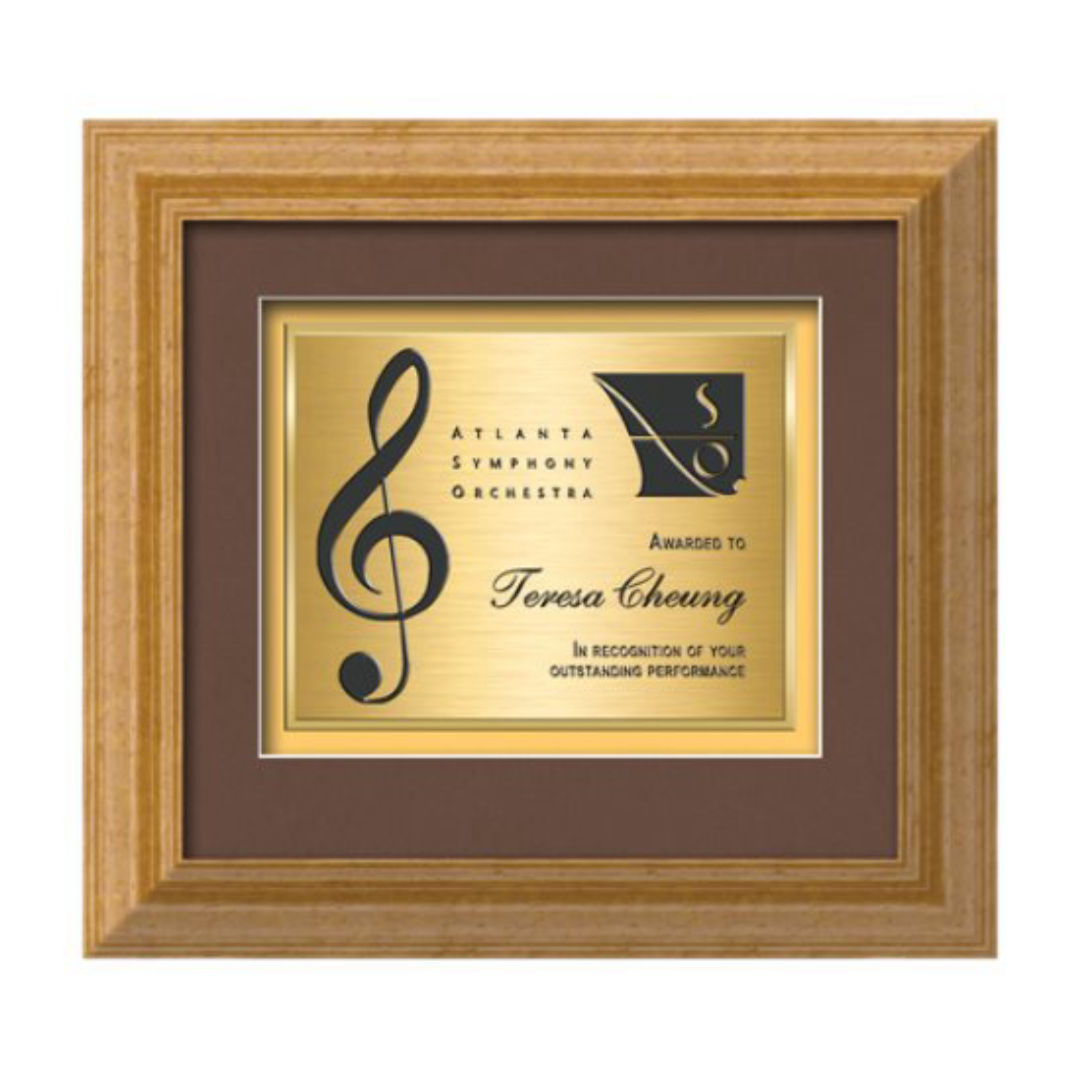 Terrene Certificate TexEtch - Antique Gold 6