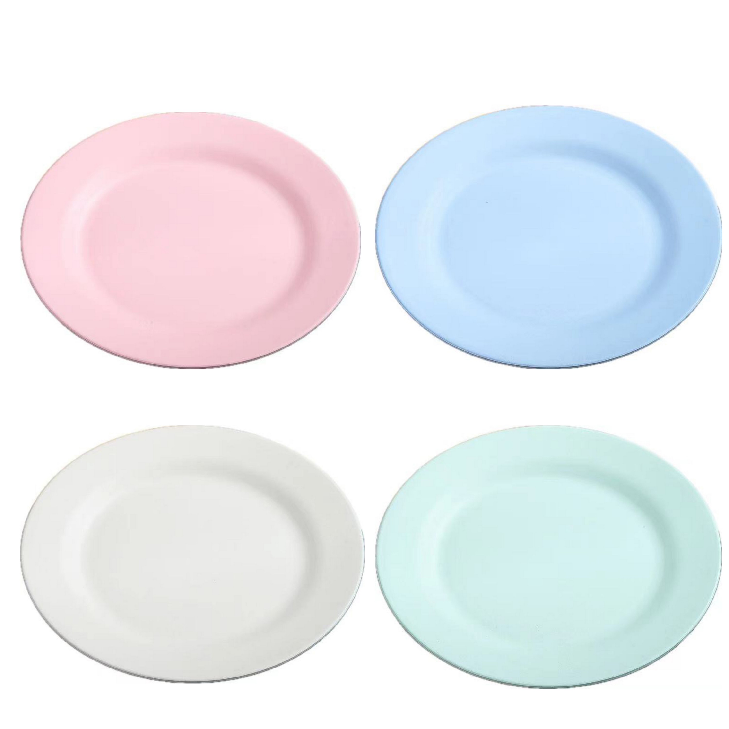 9.8" Wheat Straw Plates 4