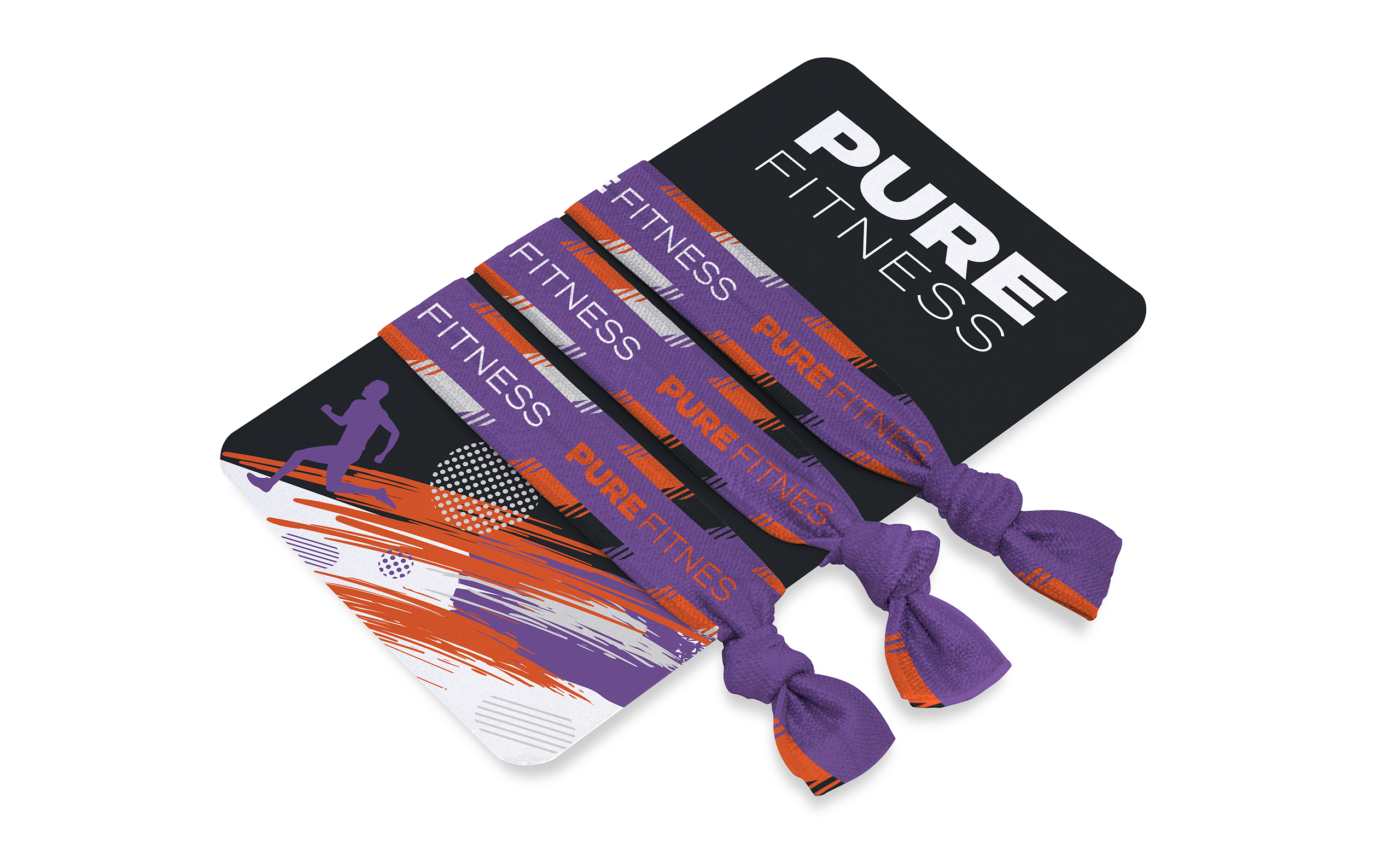 3 Piece Knotted Hair Tie Set with Card