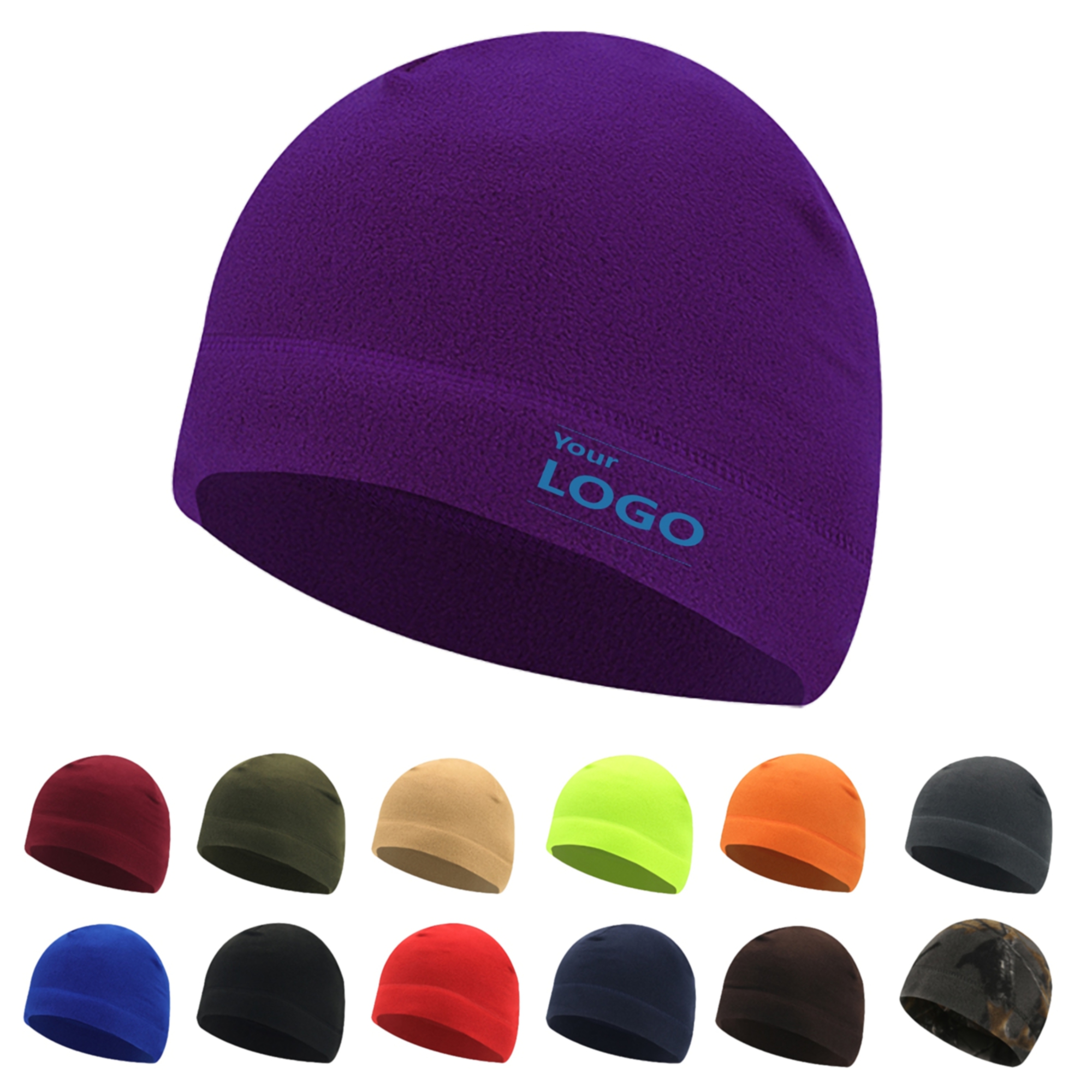 Adult's Unisex Winter Fleece Beanie 2