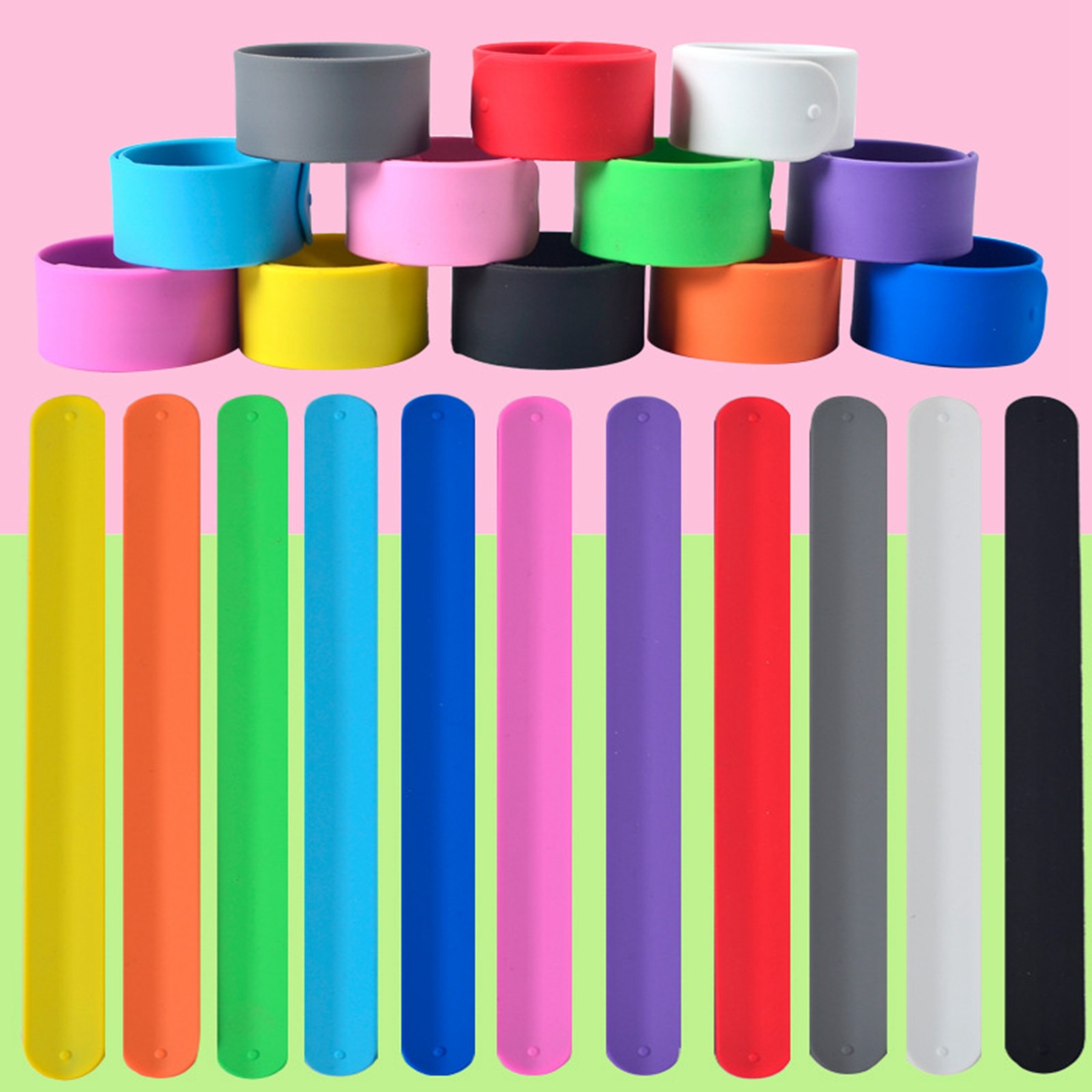 Silicone Slap Bracelets 3
