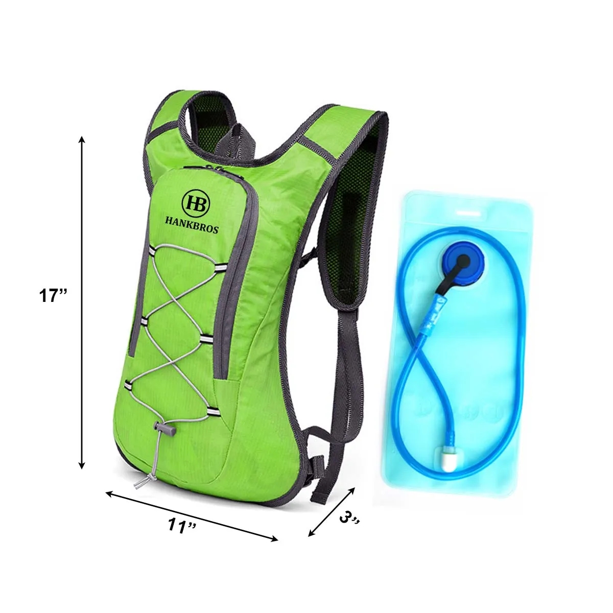 Bicycle Hydration Backpack with 2 Liter Water Bladder 2