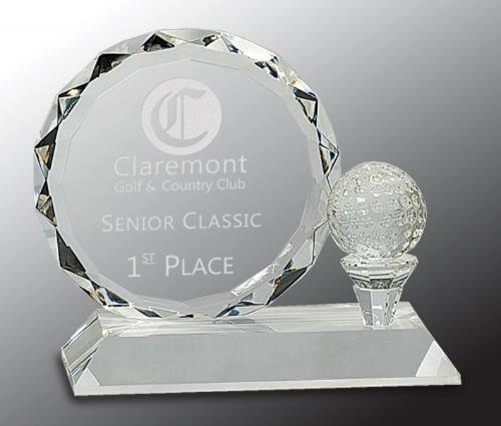 Crystal Golf Ball Award 3