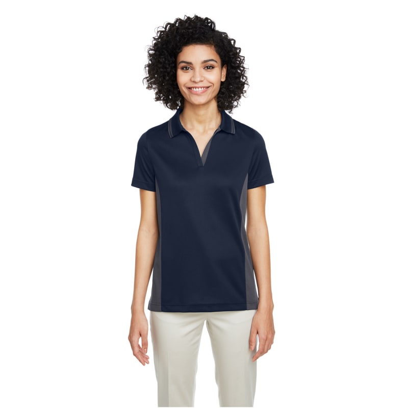 Harriton Ladies' Flash Snag Protection Plus IL Colorblock Polo 4