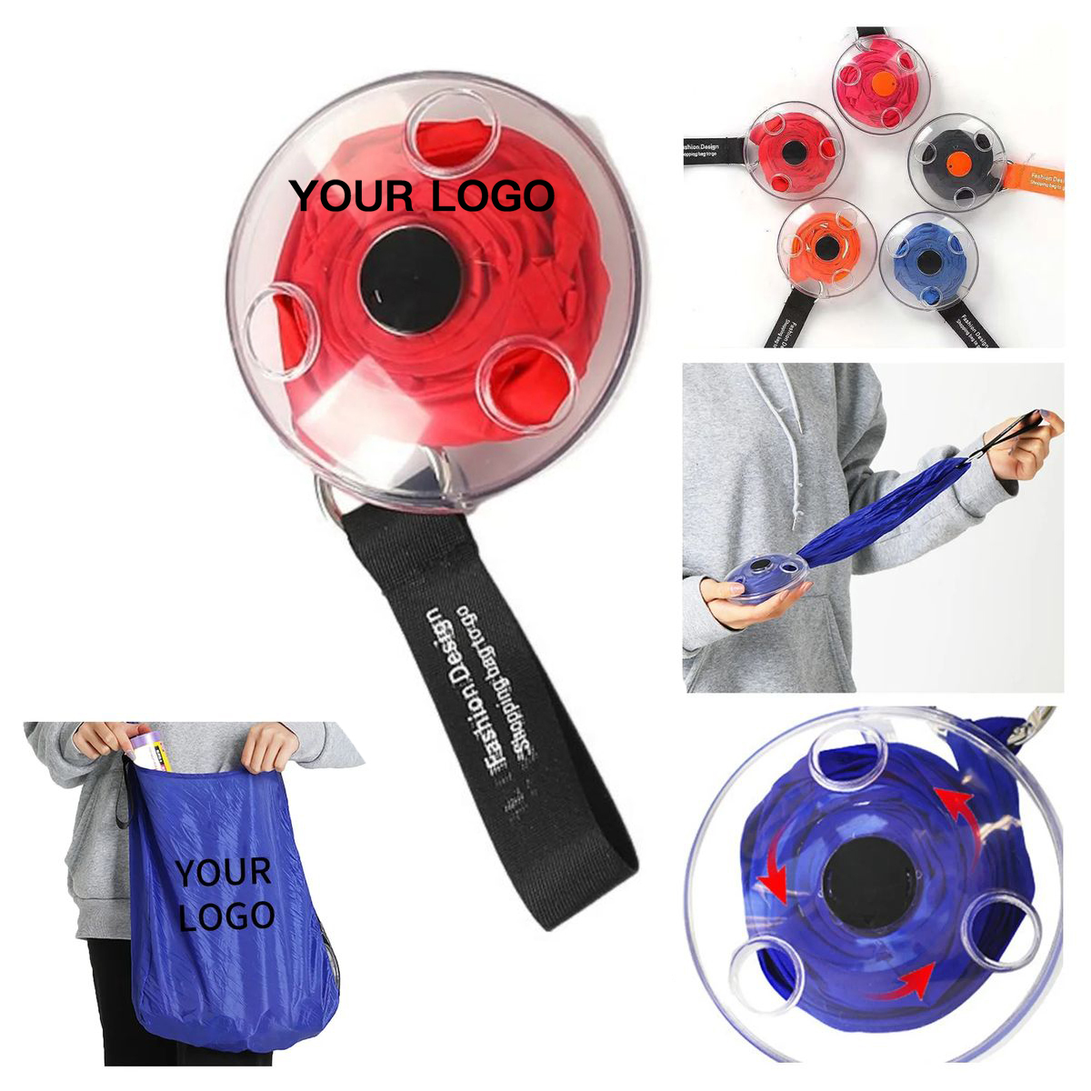 ABS Hard Case Folding Tote Bag 3