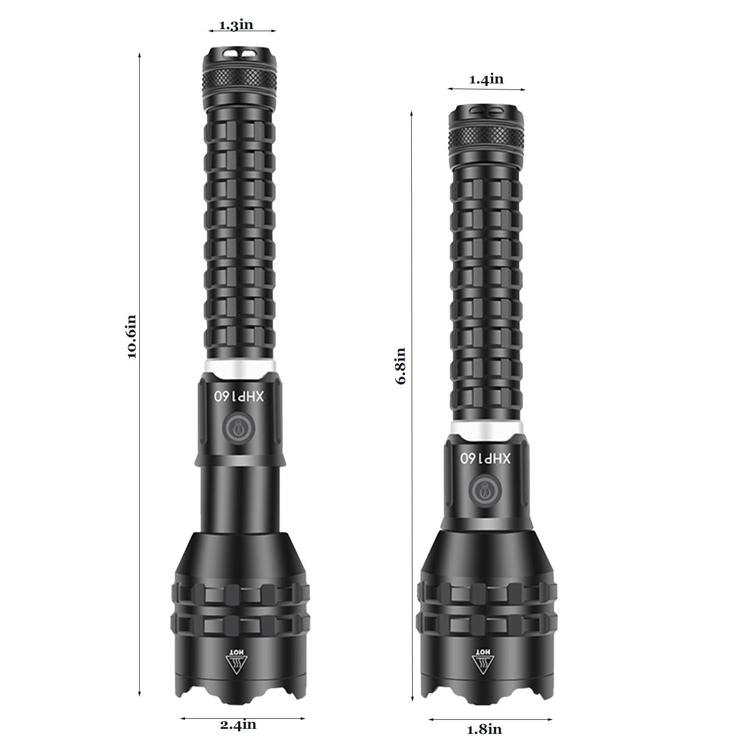 USB-C Rechargeable Flashlight - Zoom Beam & Power Alert 4