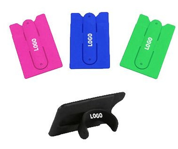 Silicone Phone Wallet with Stand 1