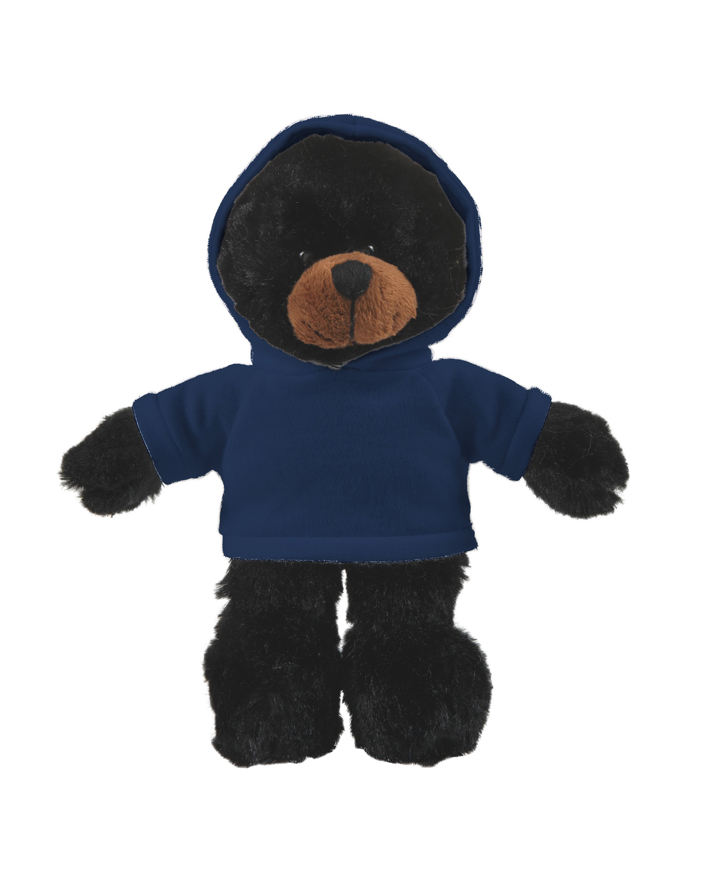 soft plush Black Bear with hoodie 11