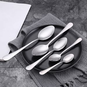 6.49 Inch Silver Dessert Coffee Spoon 6