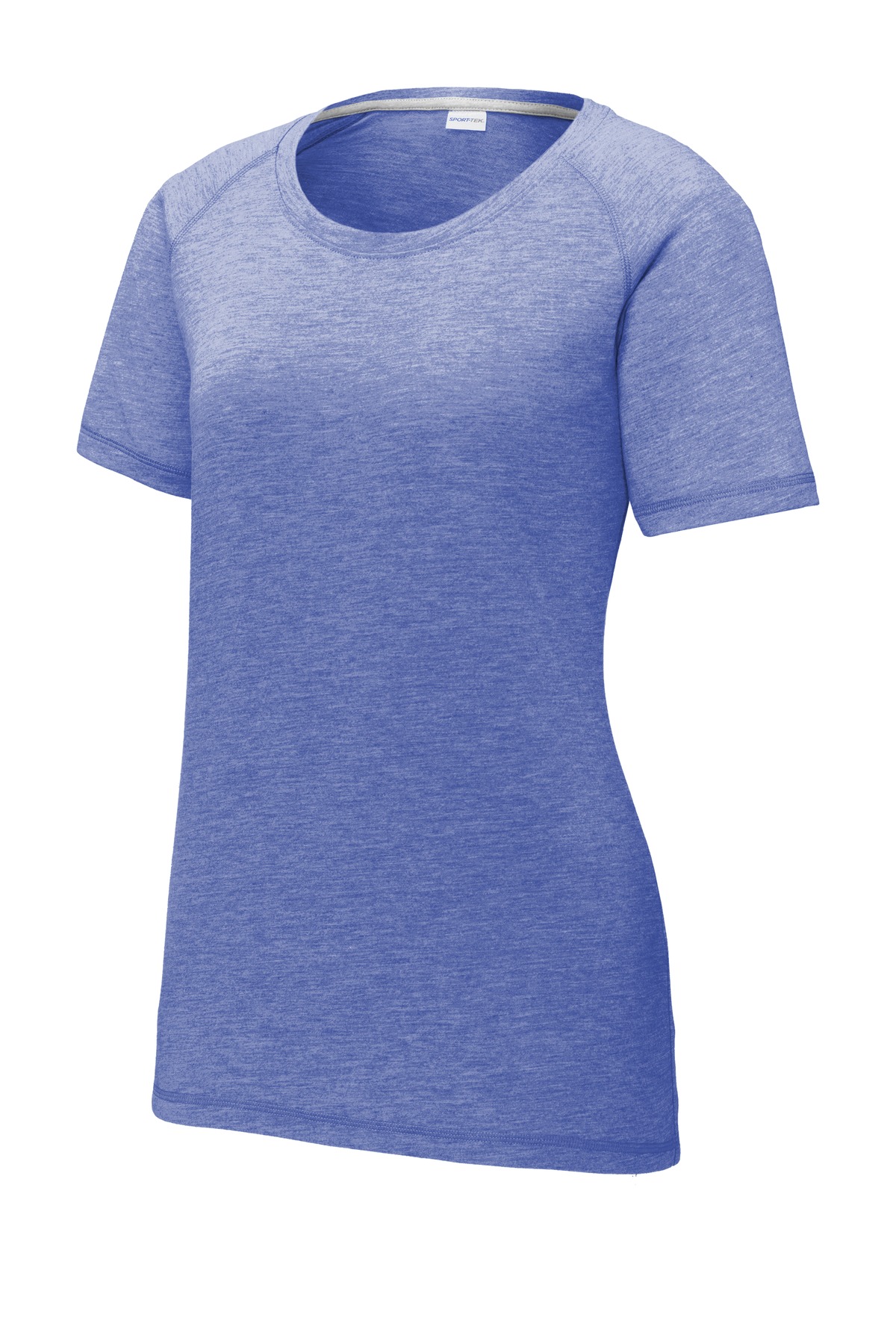 Sport-Tek Women's PosiCharge Tri-Blend Wicking Scoop Neck Raglan Tee. LST400 44