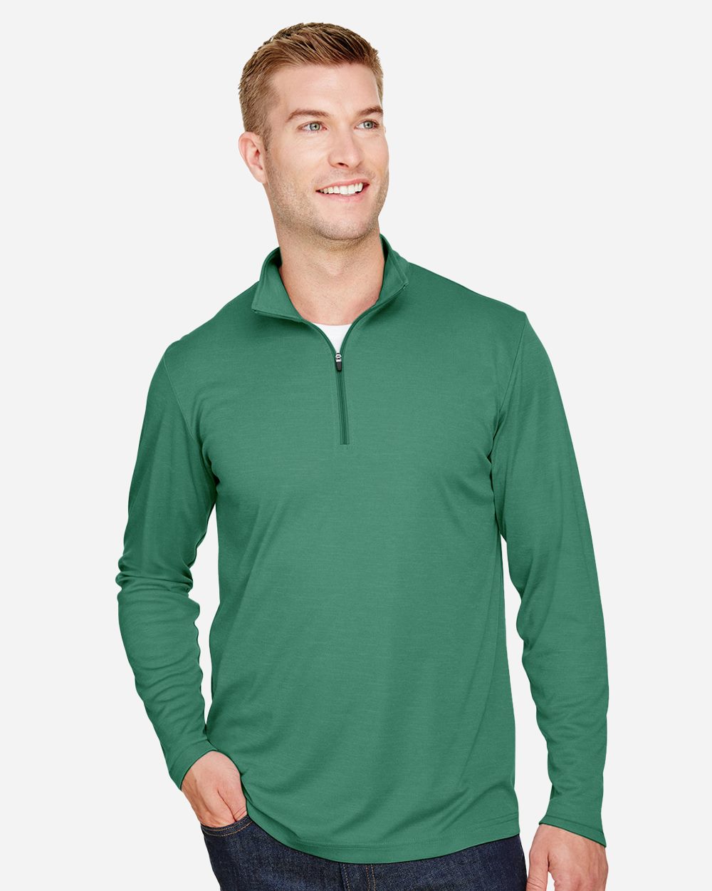Men's Zone Sonic Heather Performance Quarter-Zip Pullover - TT31H 8