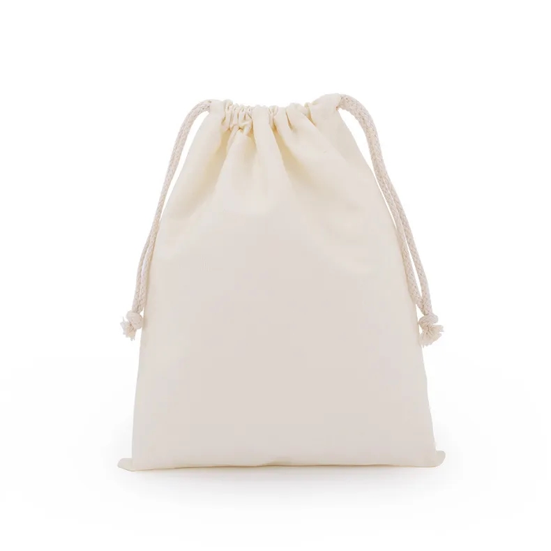 Durable Cotton Muslin Drawstring Sack 20