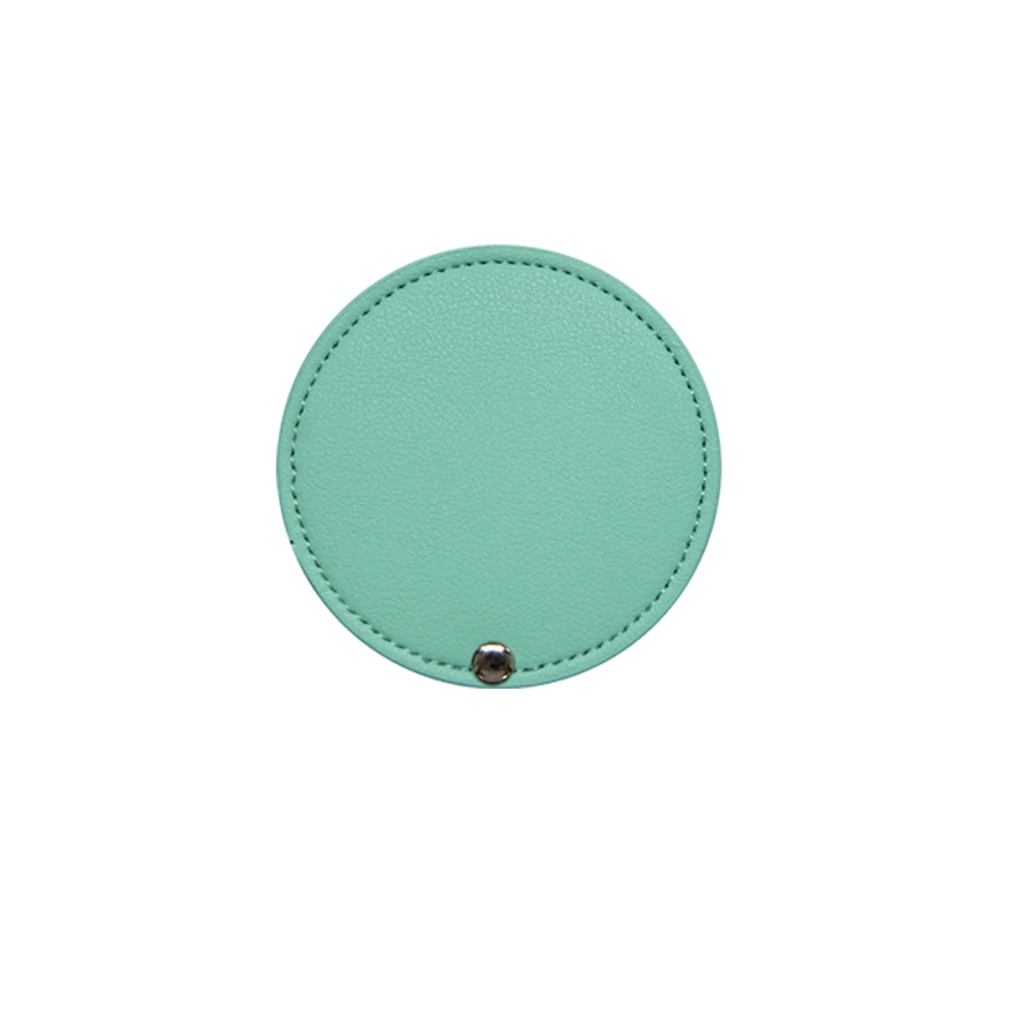 Elegant Mini PU Leather Single-sided Makeup Mirror 9