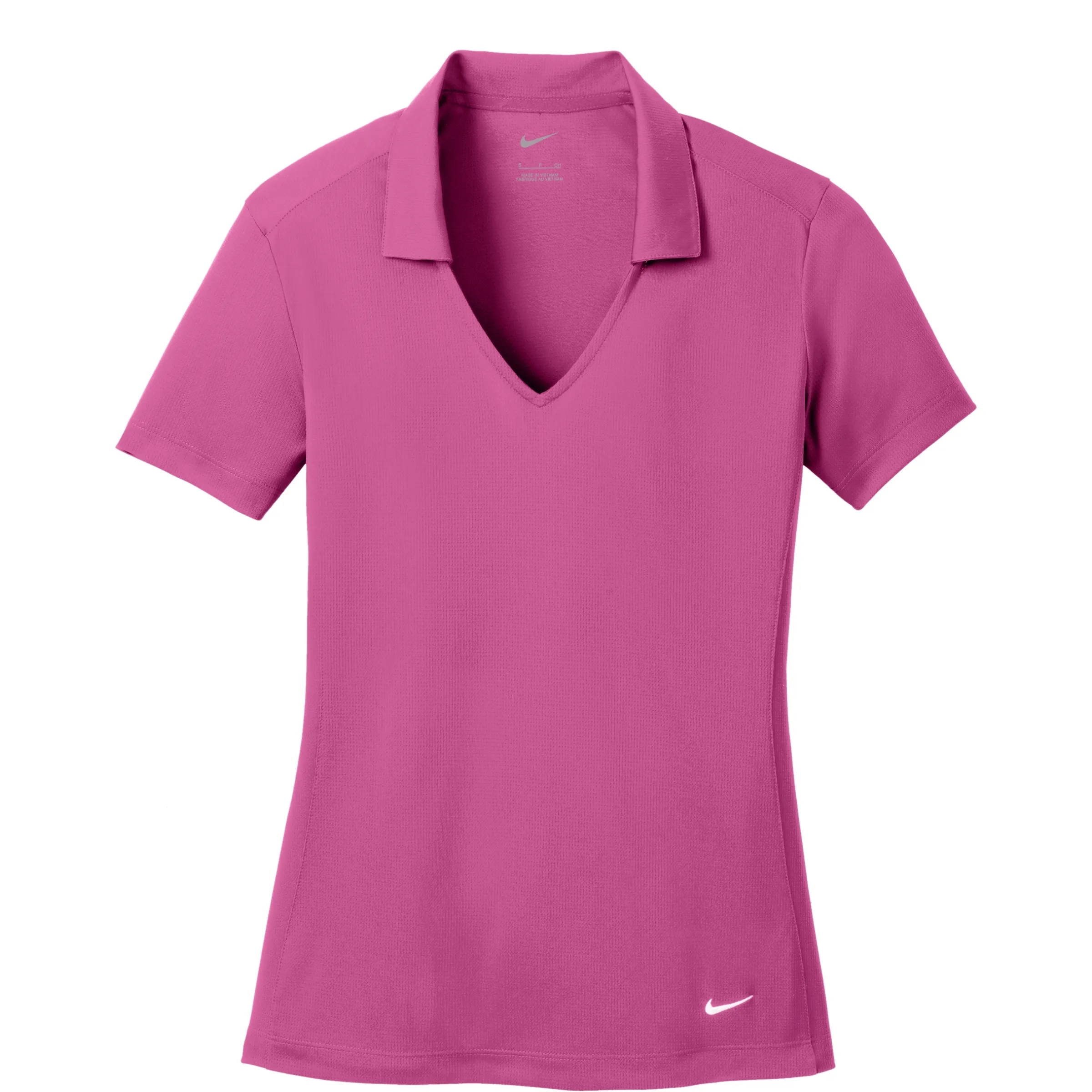NIKE(R) LADIES DRI-FIT VERTICAL MESH POLO 2