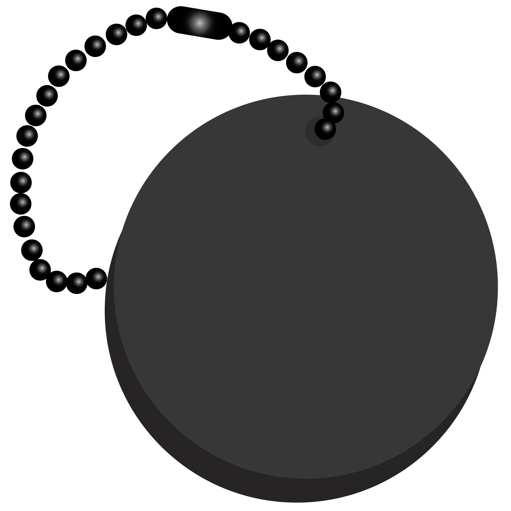 Circle Key Tag 19