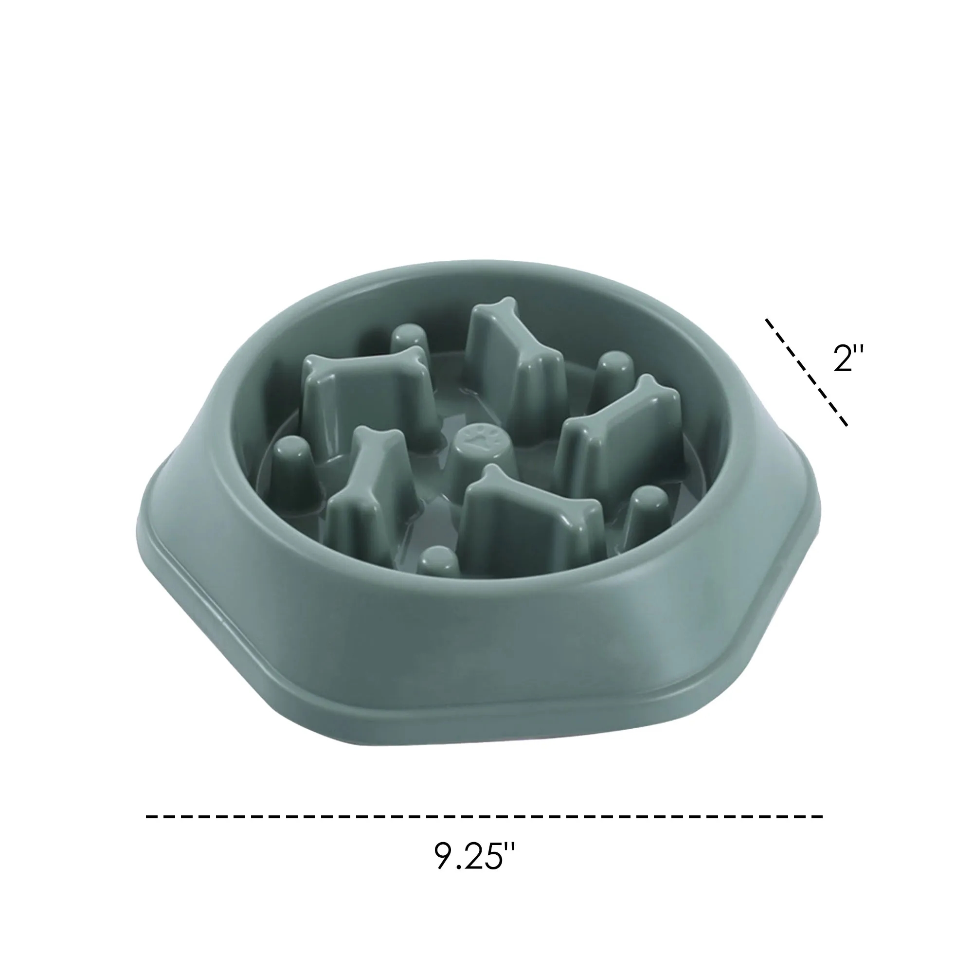 Dog Bowl Slow Feeder Water For Small Medium Puppy 2