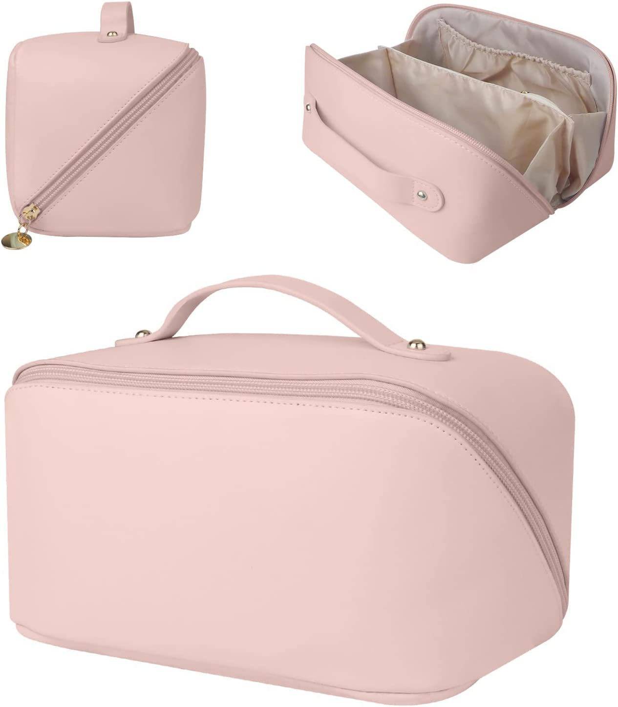 PU Leather Large Capacity Makeup Bag 4