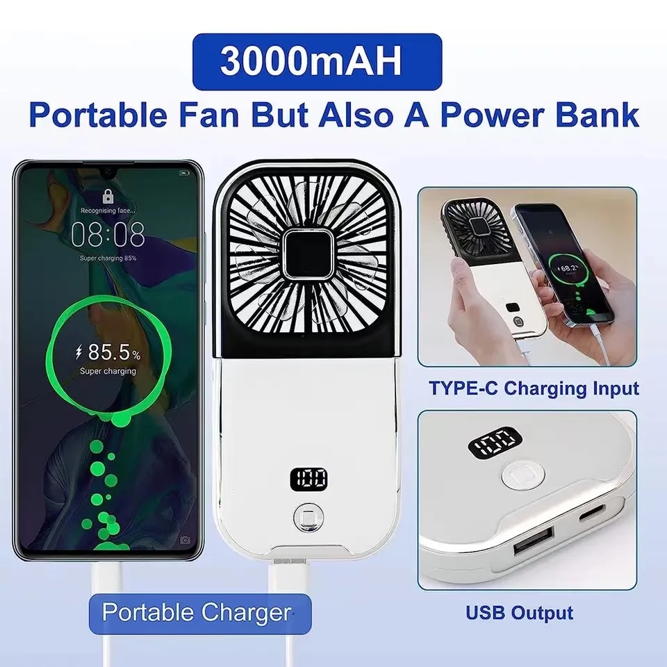 Multifunctional Mini Portable Handheld Fan 4
