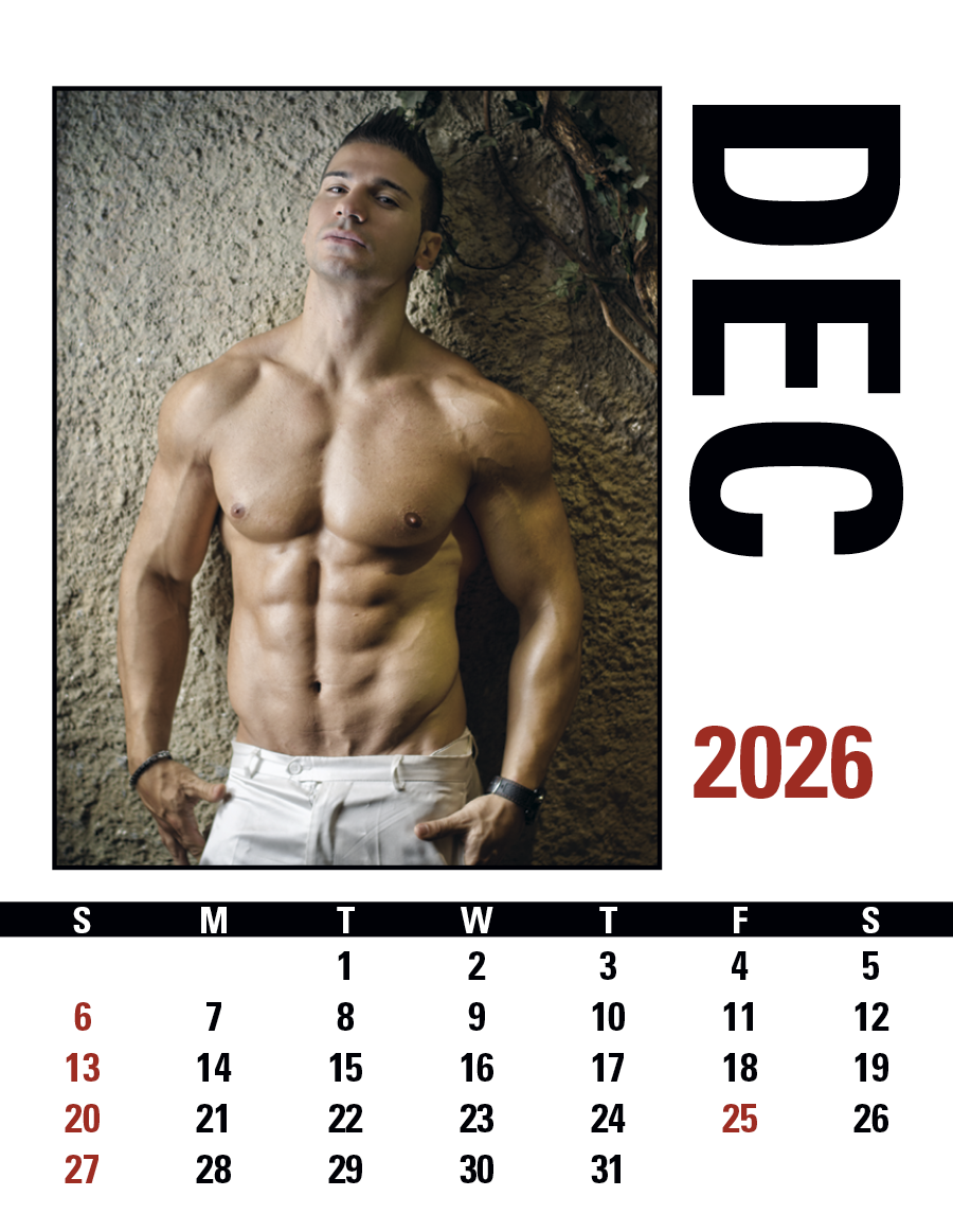 Triumph® Calendars Press-N-Stick Male Call Calendar 43