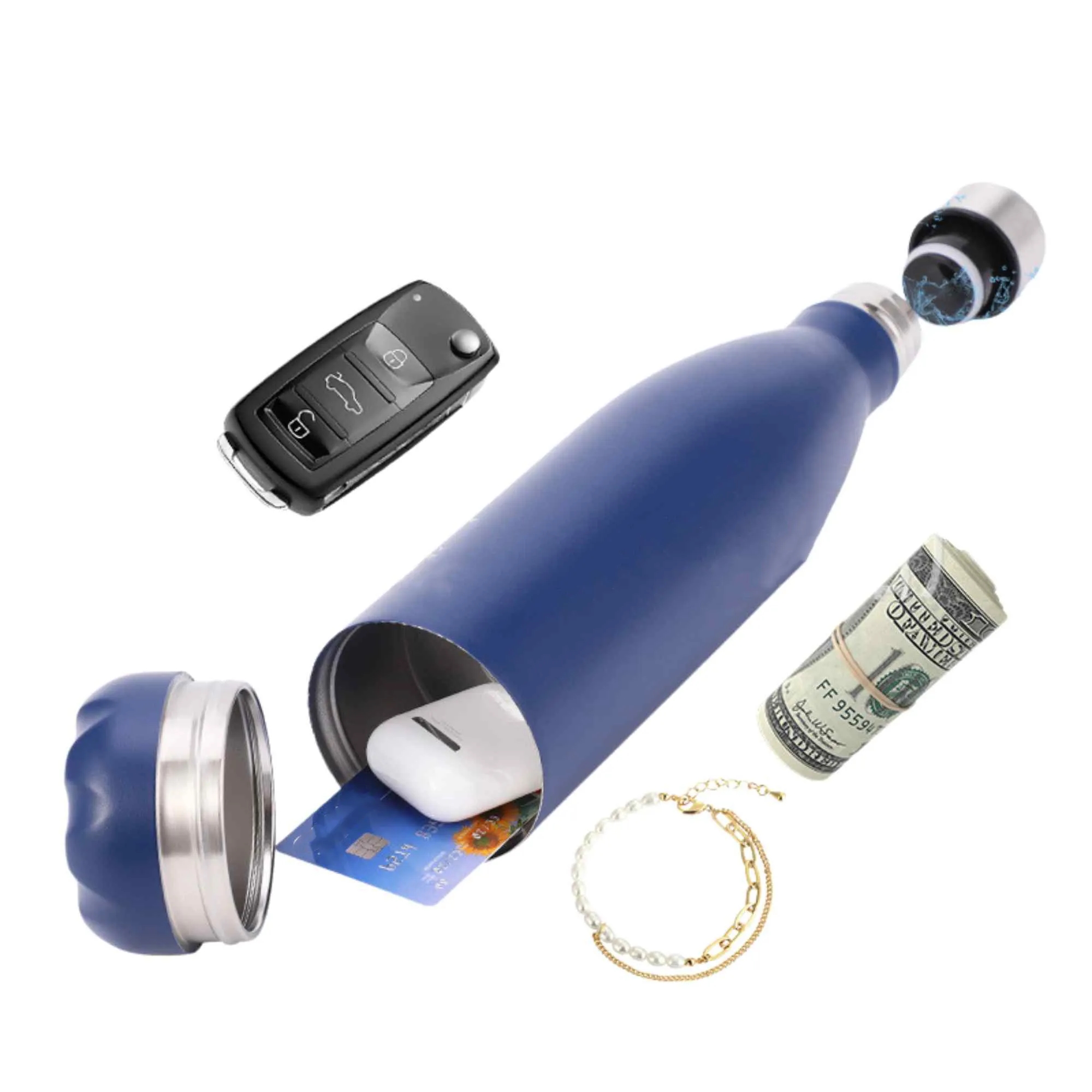 26 oz Stainless Steel Coke Bottle, custom water bottle with logo imprint 2