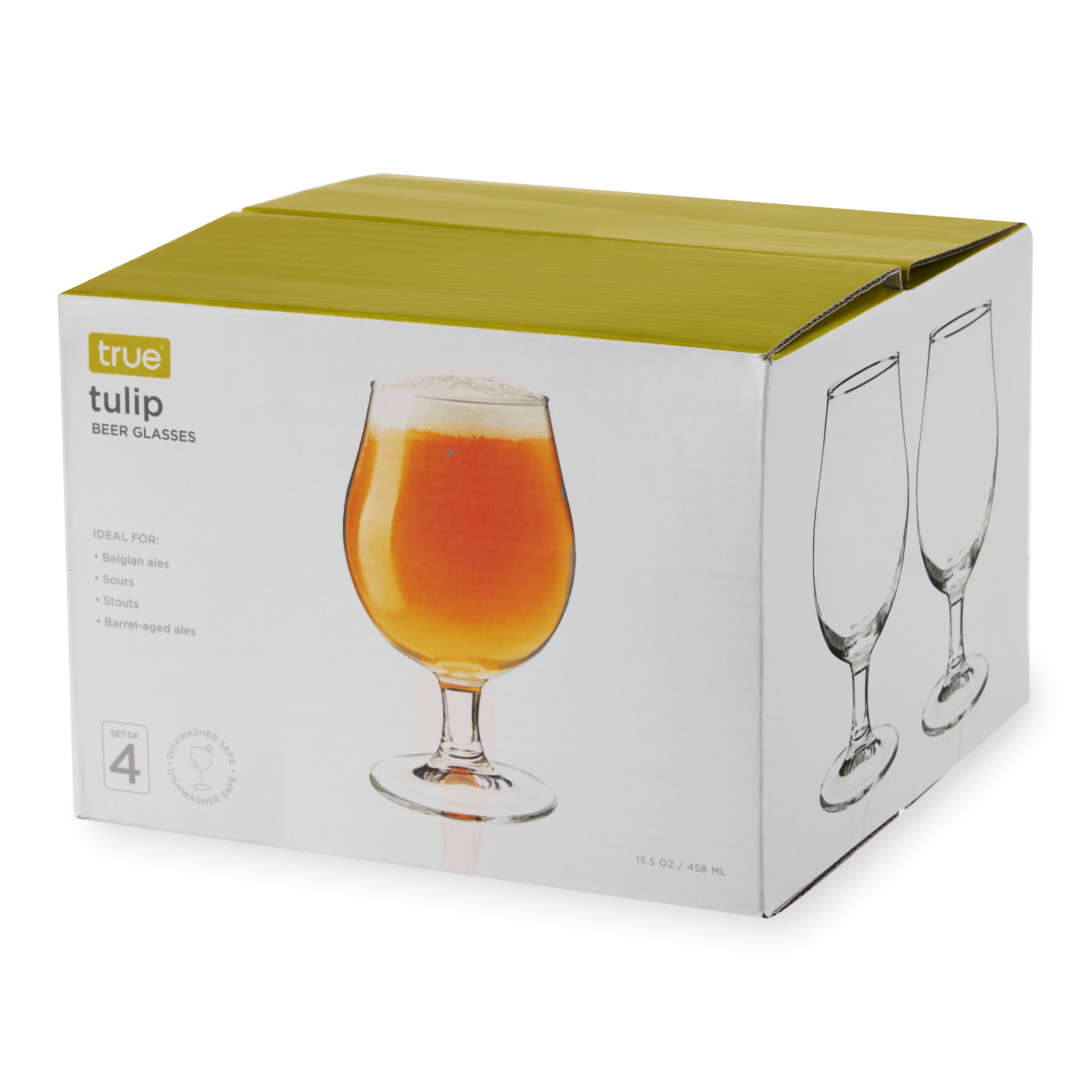 True® Beer Tulip Glass, set of 4 4