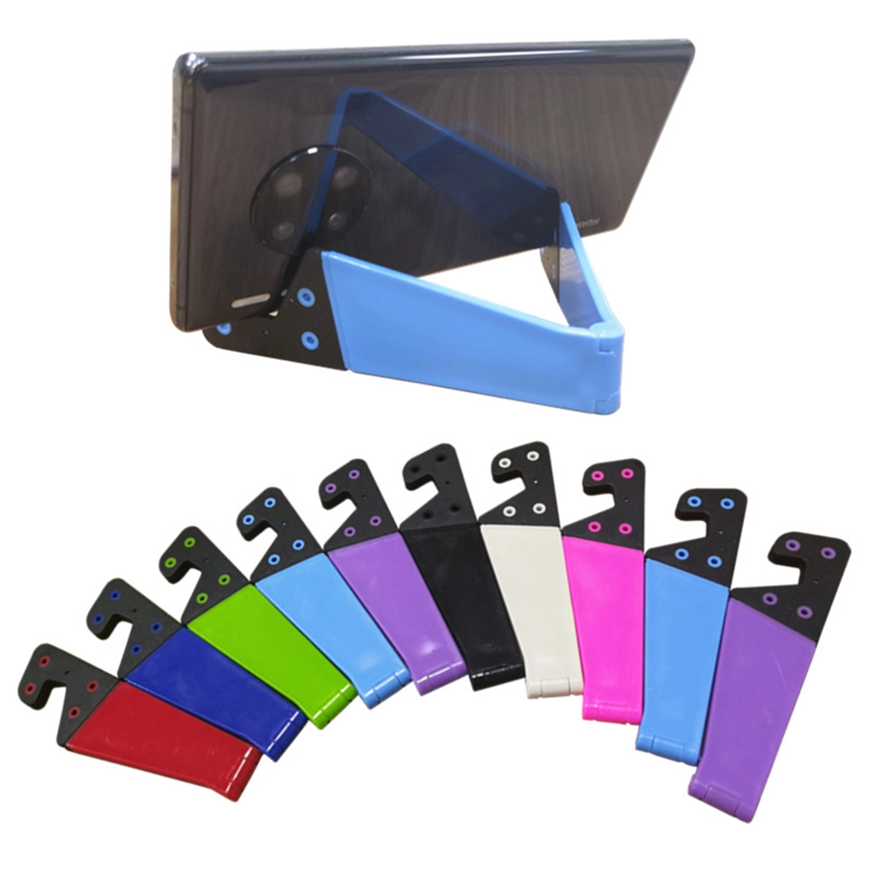 Foldable Plastic V Shape Phone Stand 3