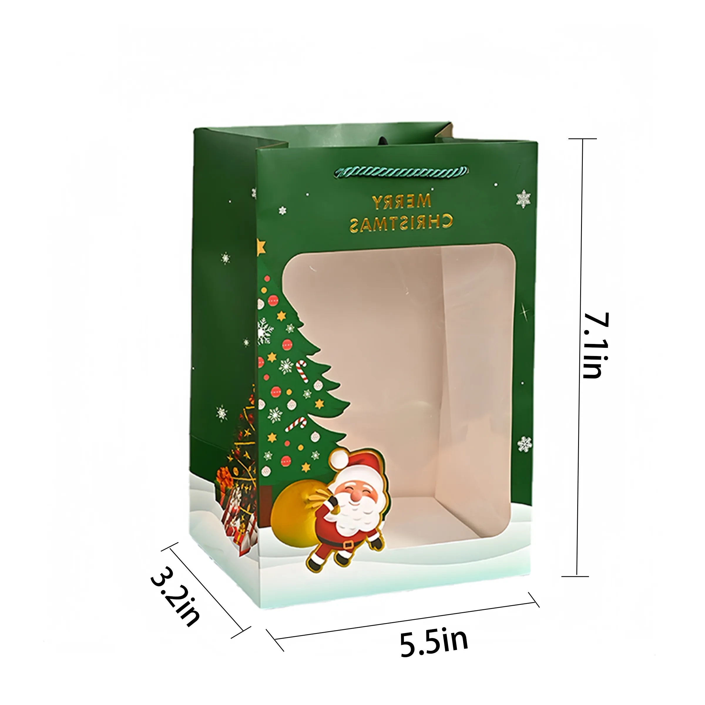 Paper Christmas Gift Bag Tote 4