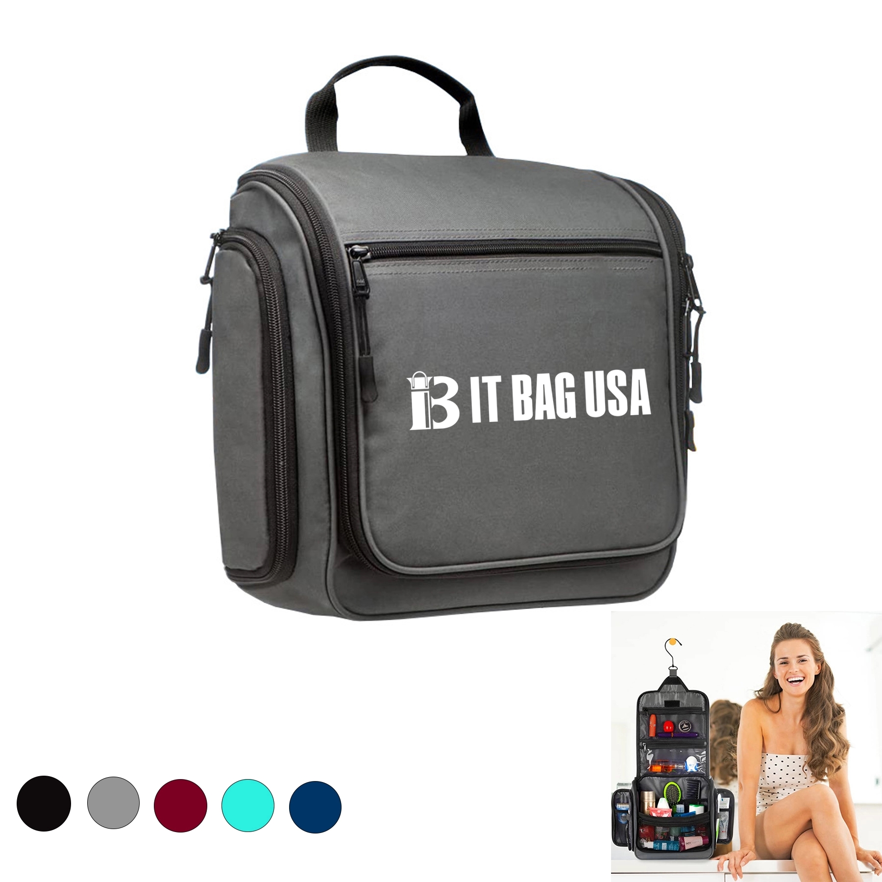 Hanging Travel Toiletry Bag For Men And Women 1