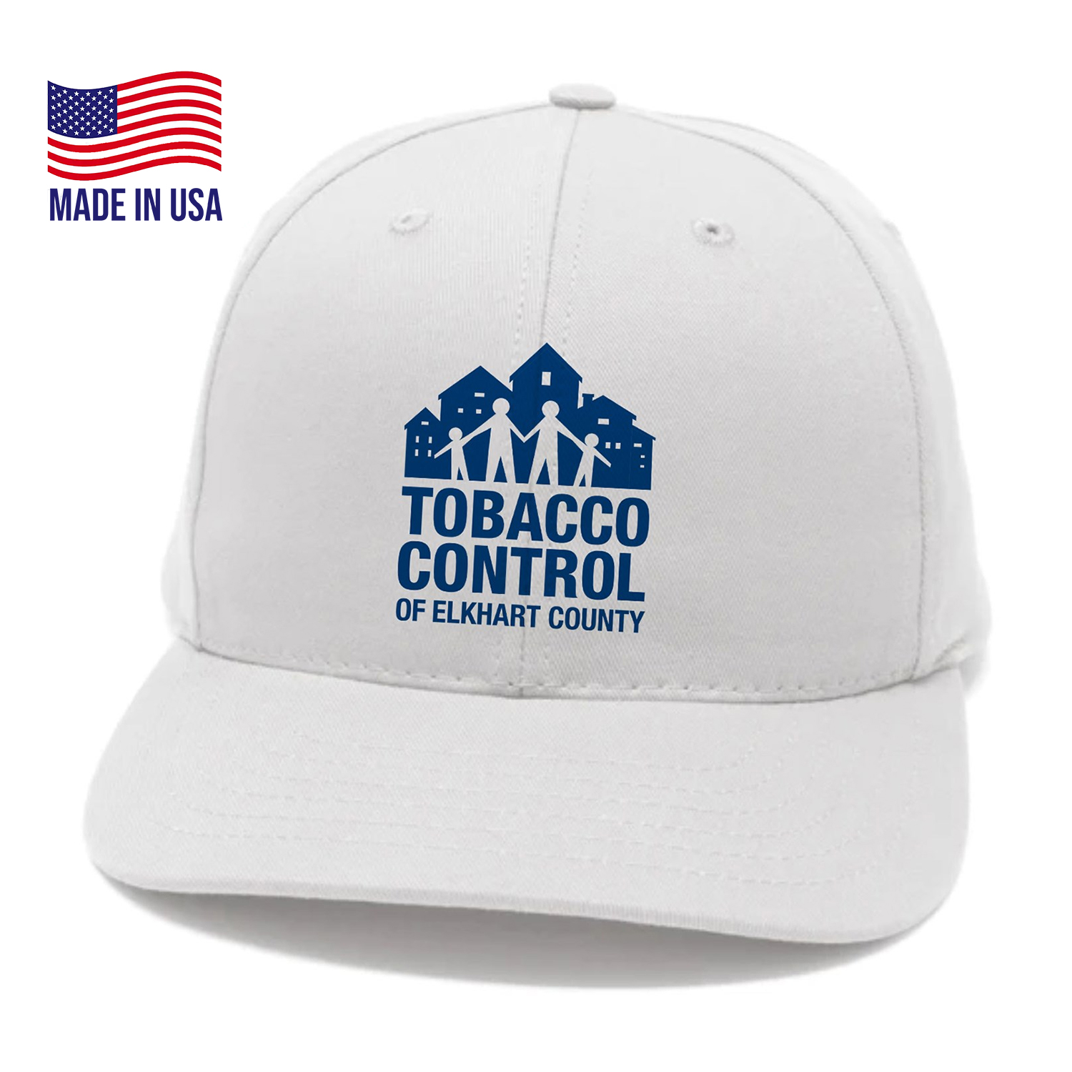 True American Made 6-Panel Poly-Cotton Flex Twill Cap 2