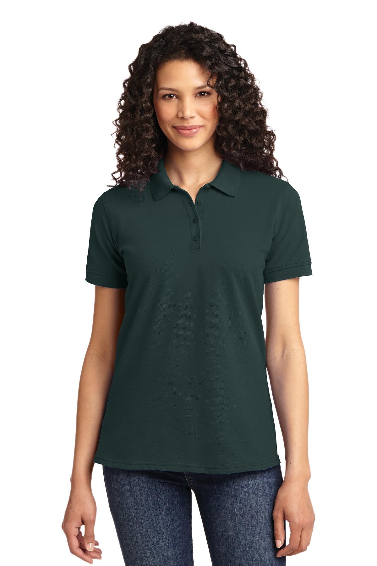 Port & Co Women's Core Blend Pique Polo. LKP155 125