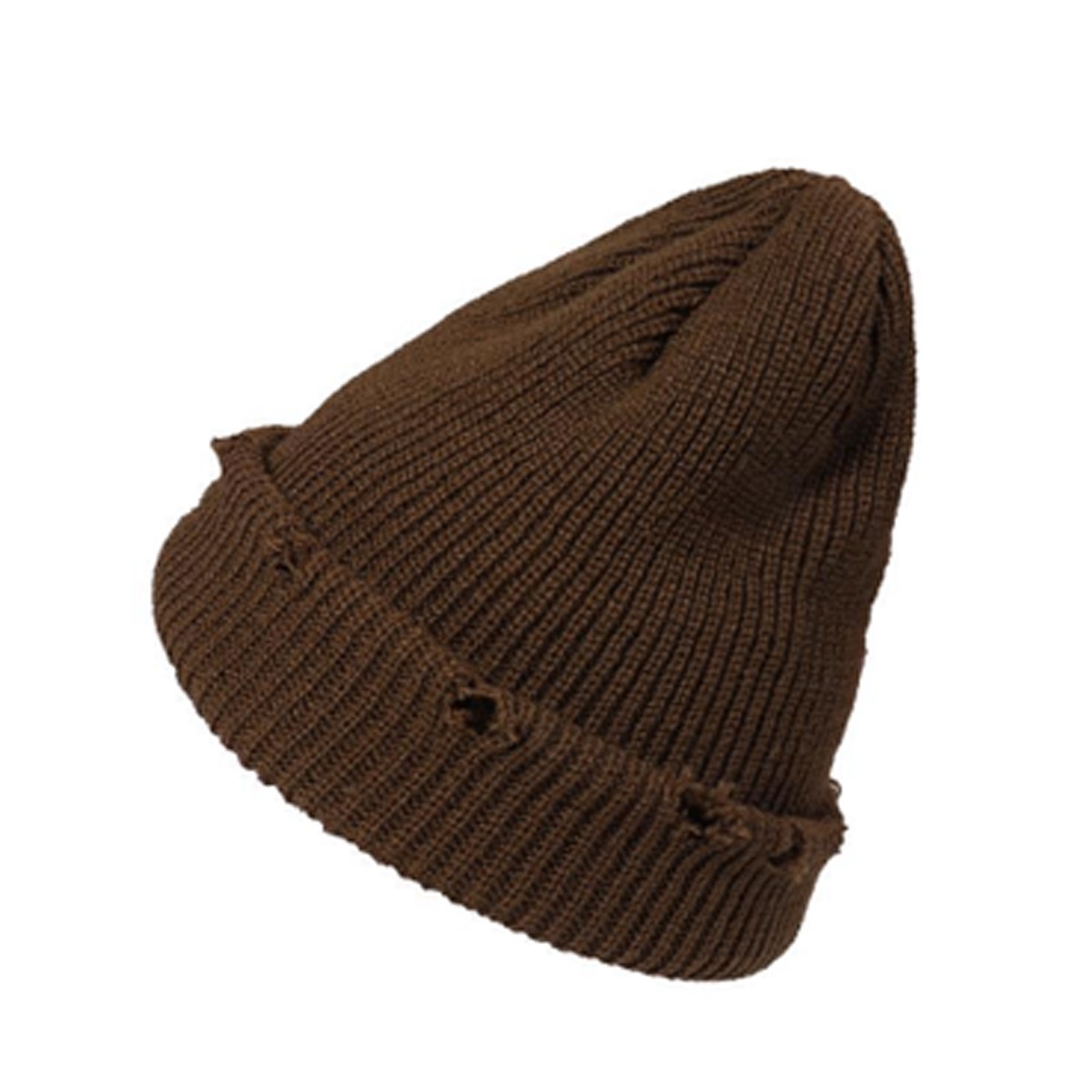 Unisex Winter Warm Knit Dilapidated Hole Beanie 2