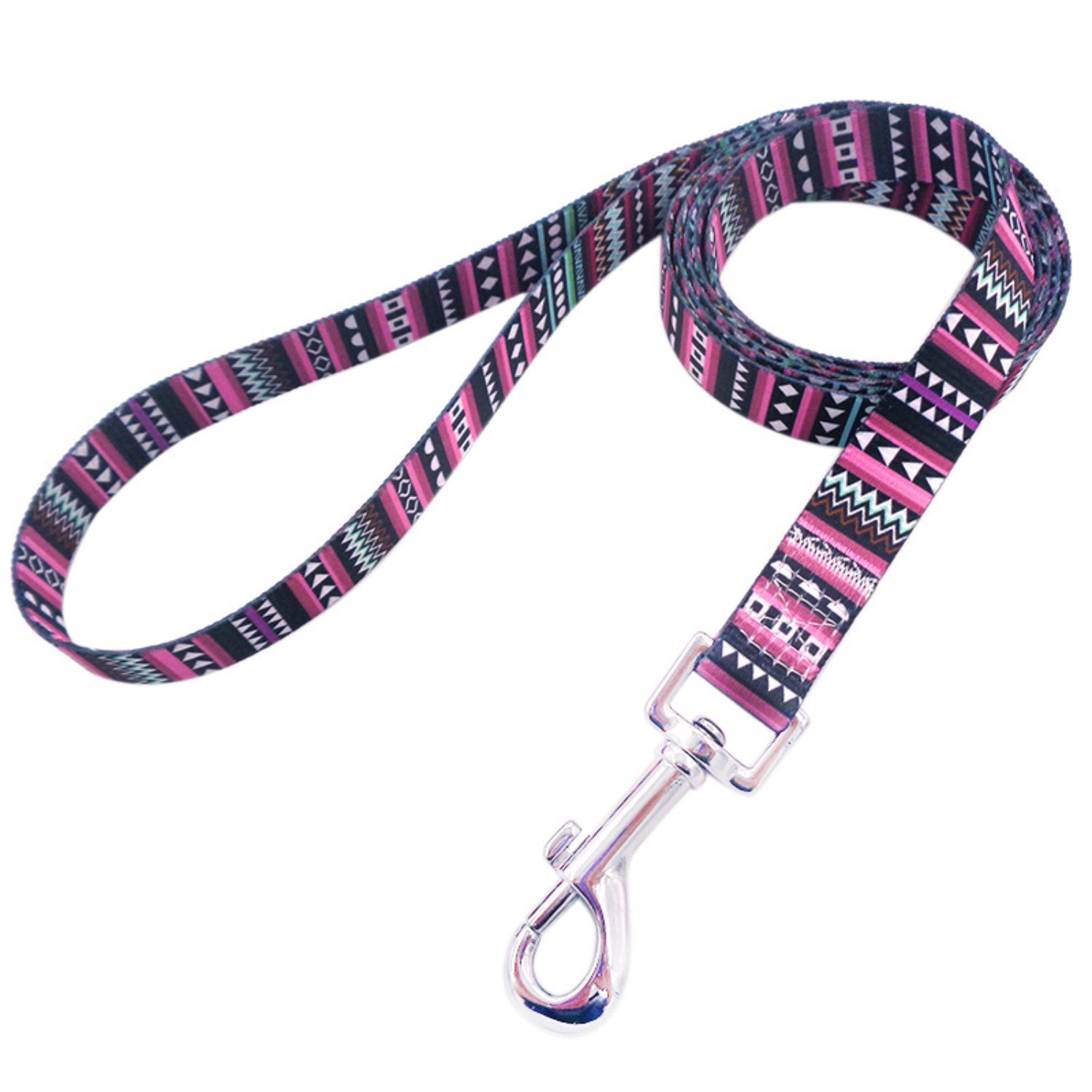 Dye-Sublimation Dog Leash with Adjustable Collar & Carabiner 8