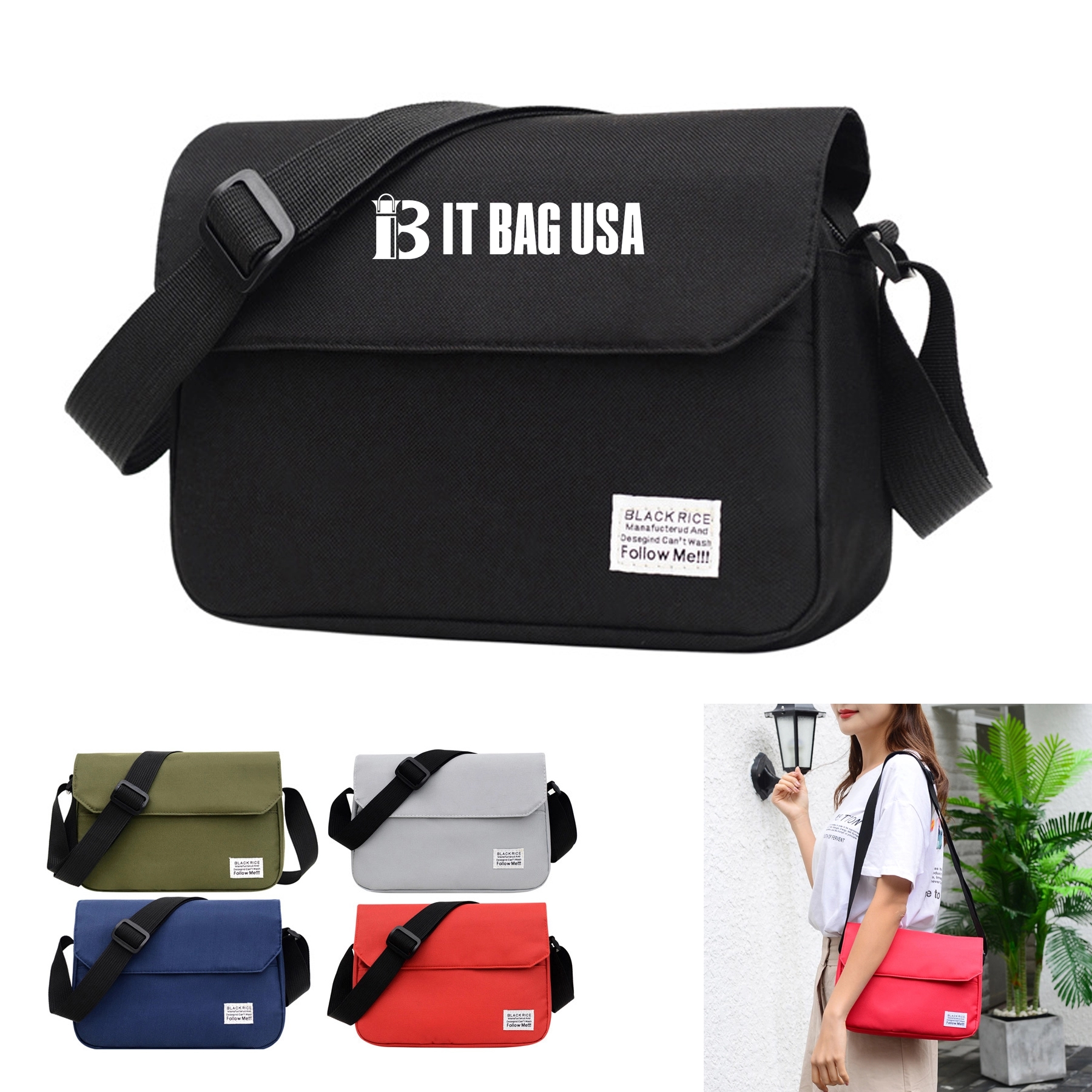 Small Sling Crossbody Bag For Women Men 2