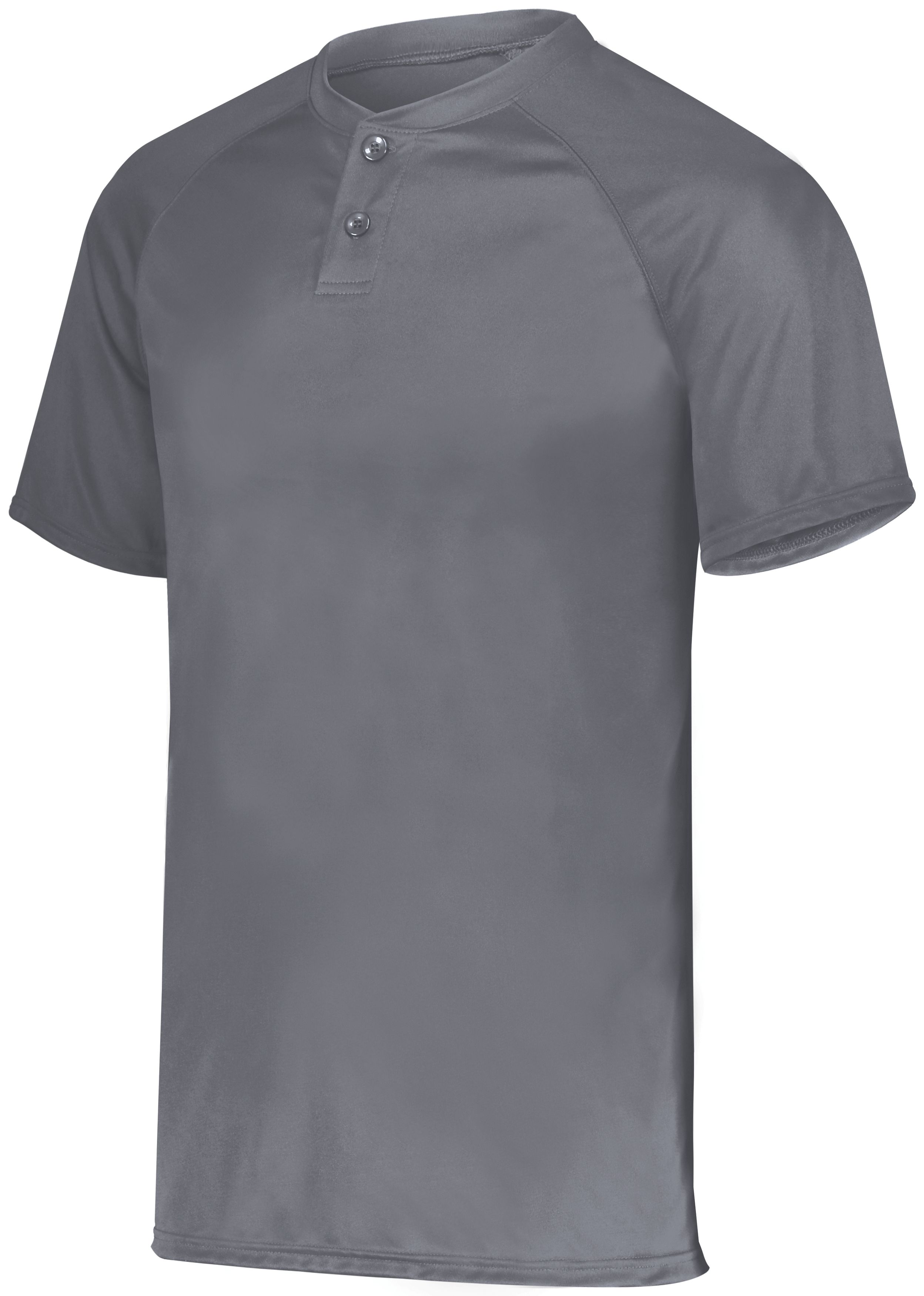Youth Attain Wicking Two-Button Baseball Jersey 17