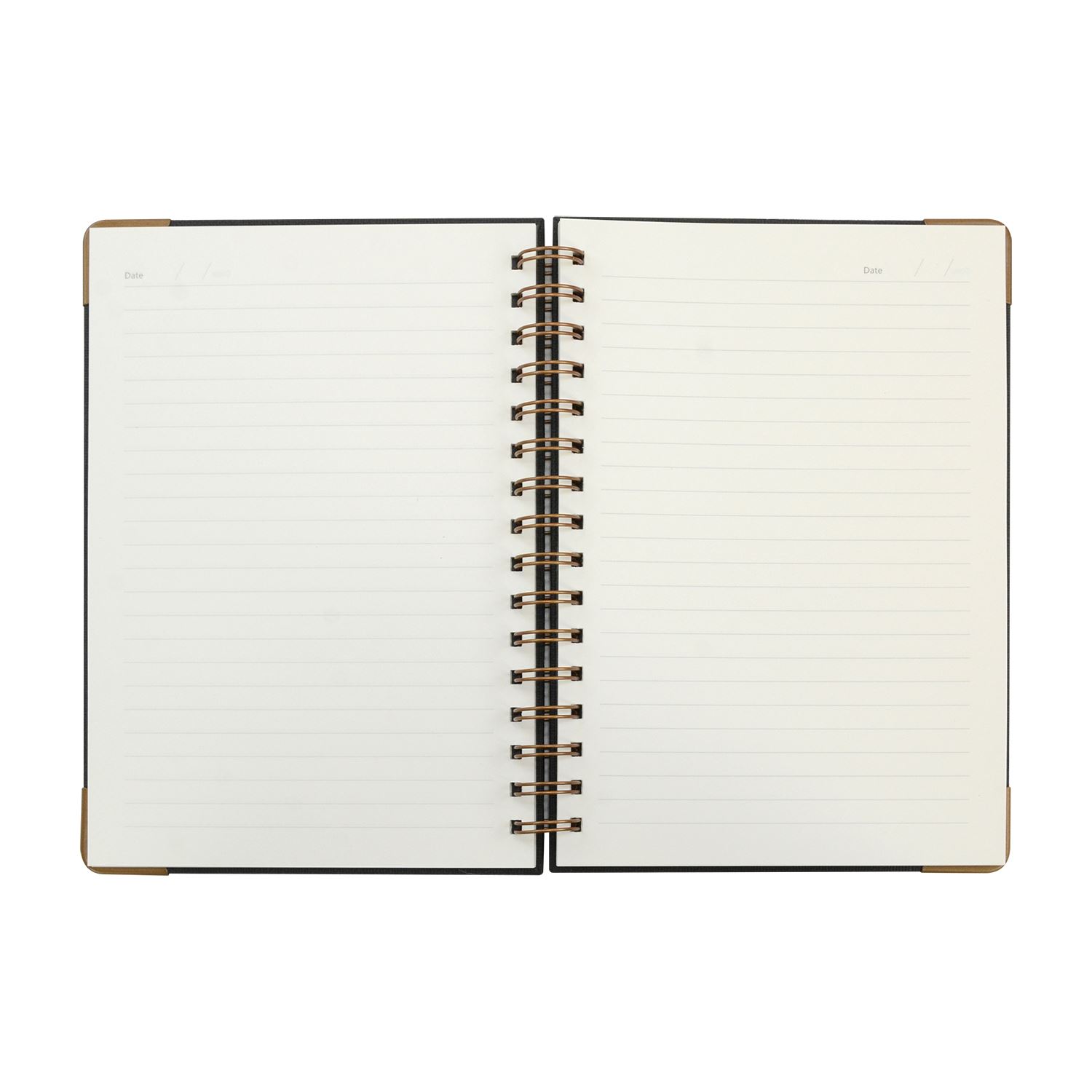Woven Paper Hardback With Metal Accents Notebook
