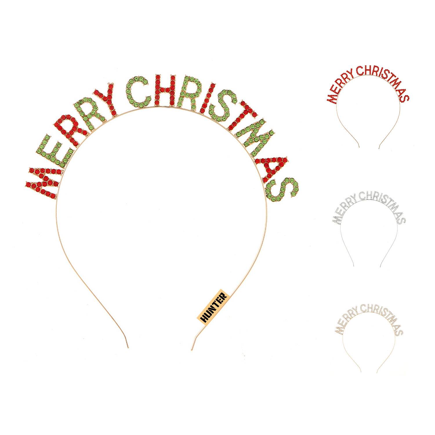 Alloy New stylish letter headdress Christmas headband