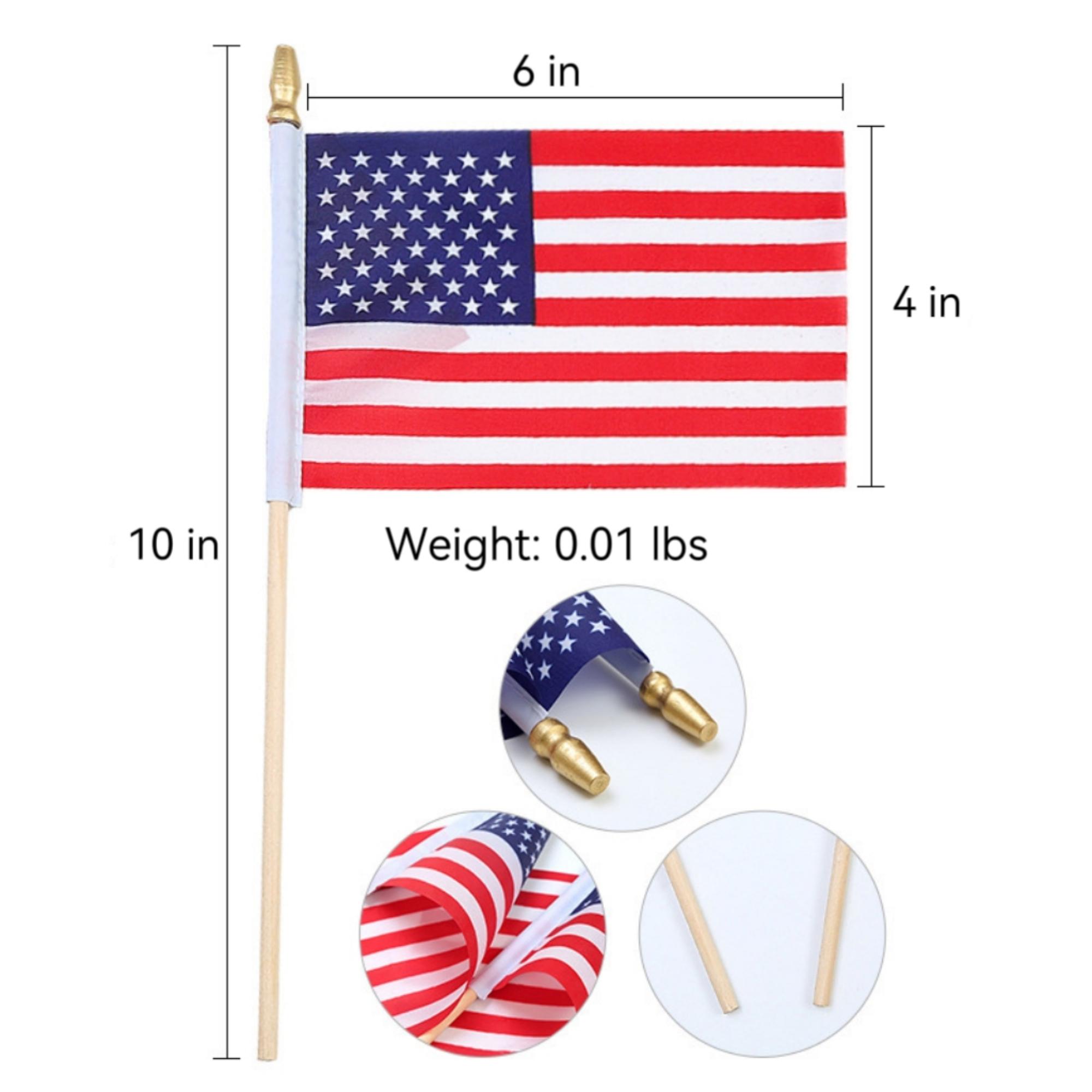 MOQ 100pcs Highly Visible Custom Hand Flags 3