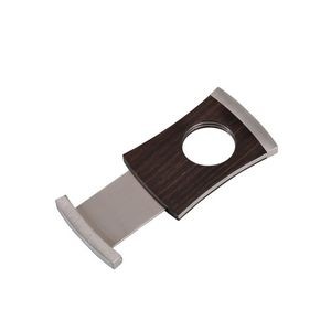 Sleek Card Shaped Cigar Cutter With Wood Finish 6