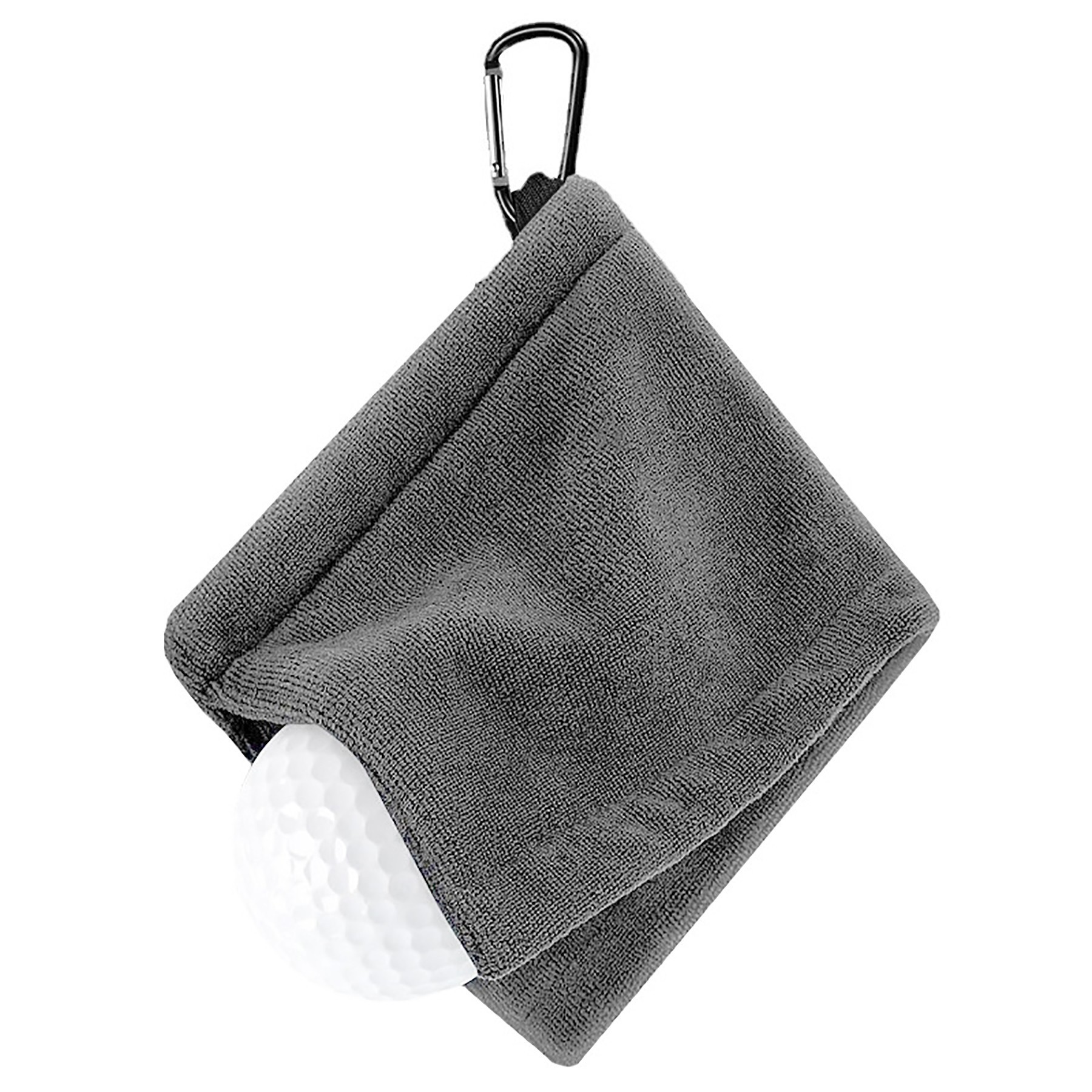 Golf Ball Cleaner Towel With Clip 2