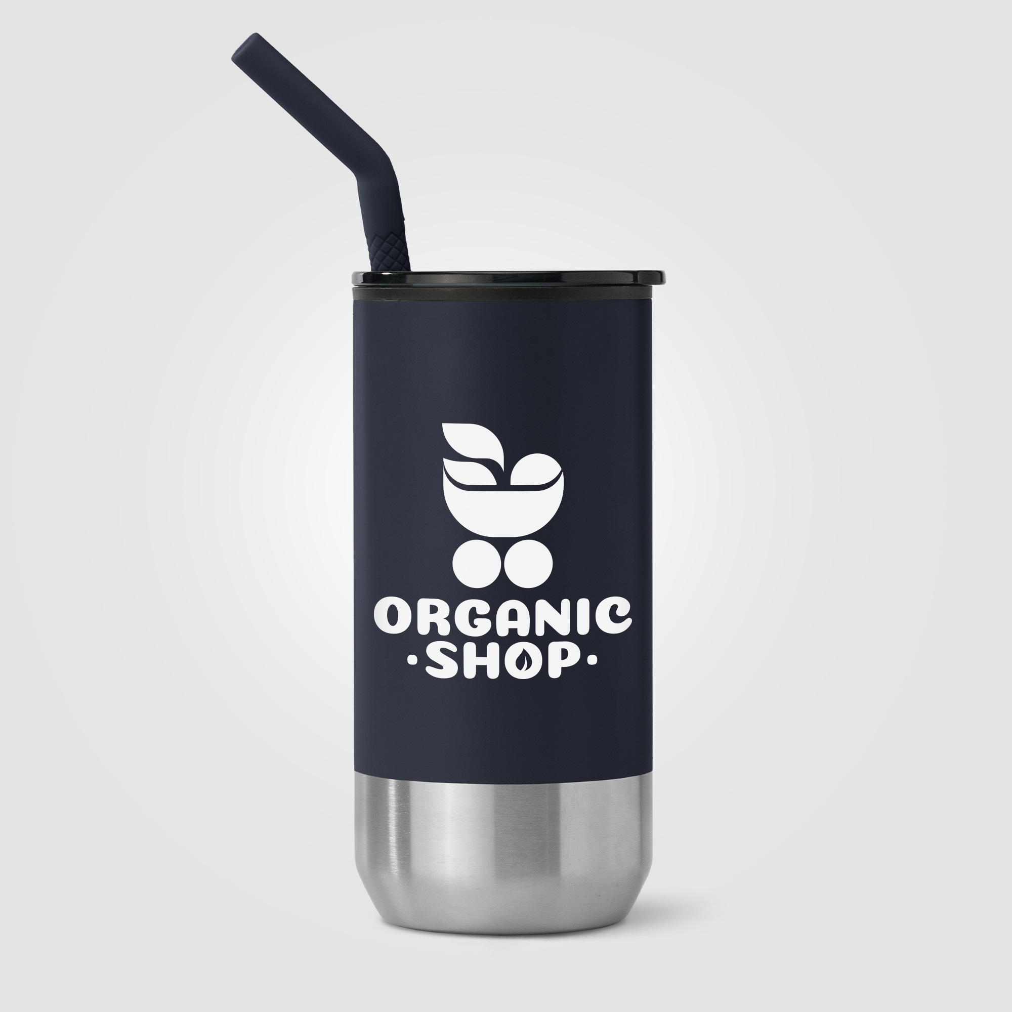 Atlantis - 16 oz. Double Wall Tumbler - Stainless with Recycled RPP Inner 9