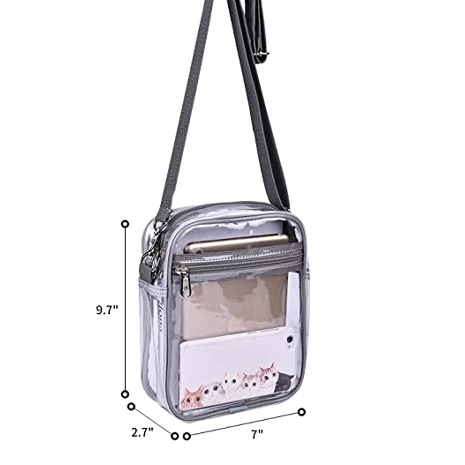 Clear Crossbody Bag 1