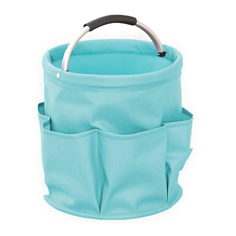 Foldable Oxford Bucket W/ 6 Pockets 8