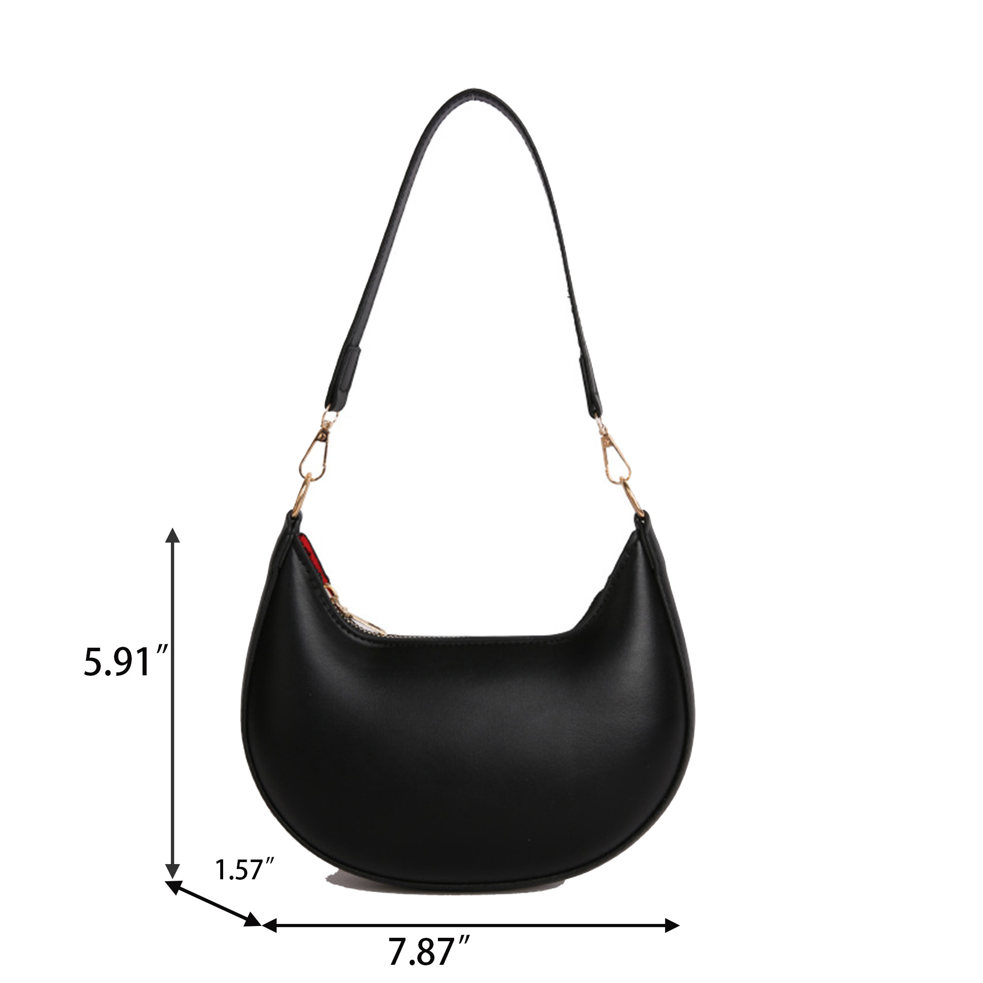 PU Leather Shoulder Hobo Purses 6